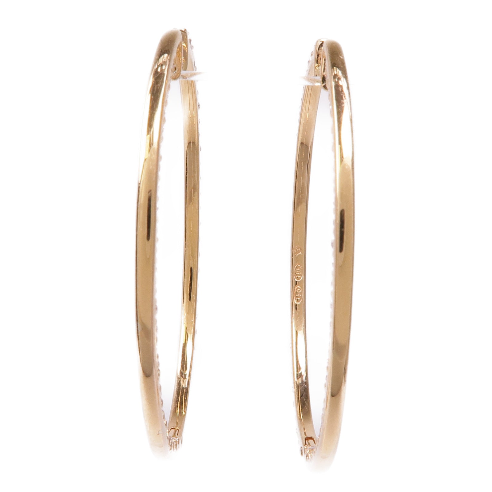 JEWELRY 18K玫瑰金Diamond Earrings 0.18ct鑽石耳環