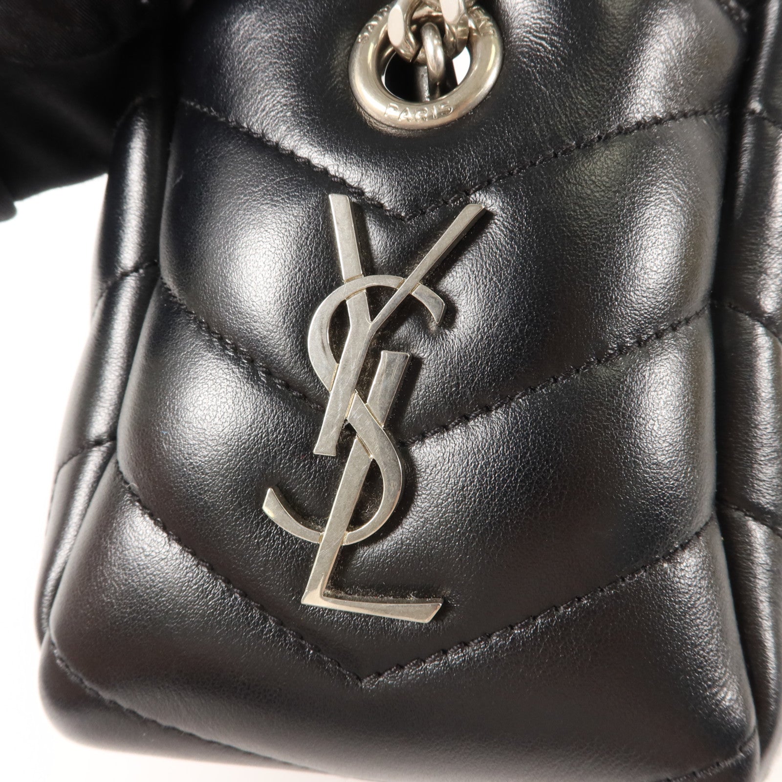 SAINT LAURENT 牛皮皮革LouLou Shoulder Bag鏈帶肩背袋