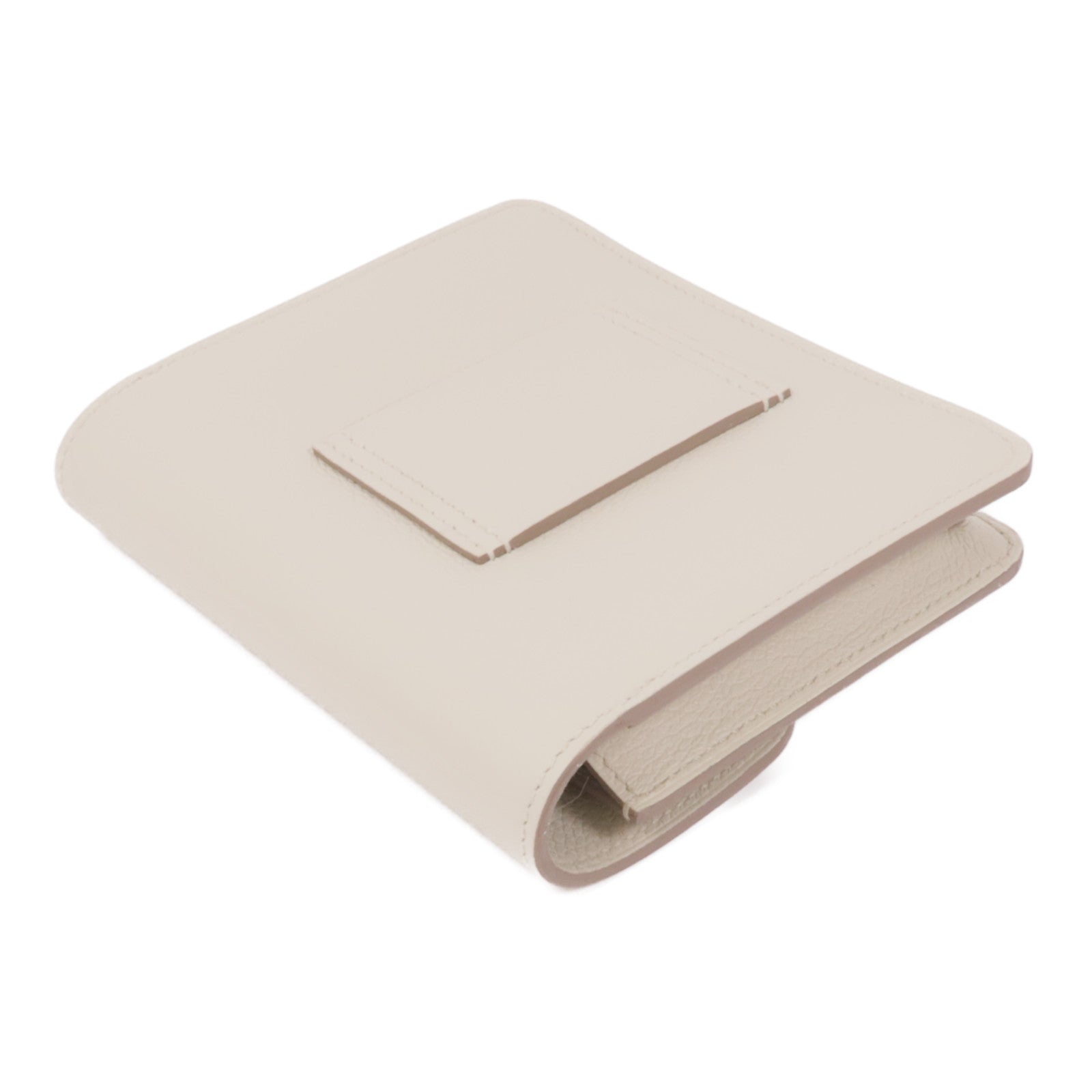 HERMES Evercolor皮革Roulis Slim金扣錢包Beton