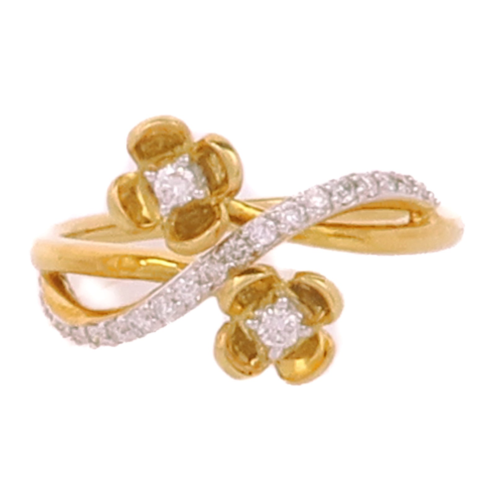 JEWELRY 【激減優惠】18K黃金Diamond Ring鑽石戒指US#6