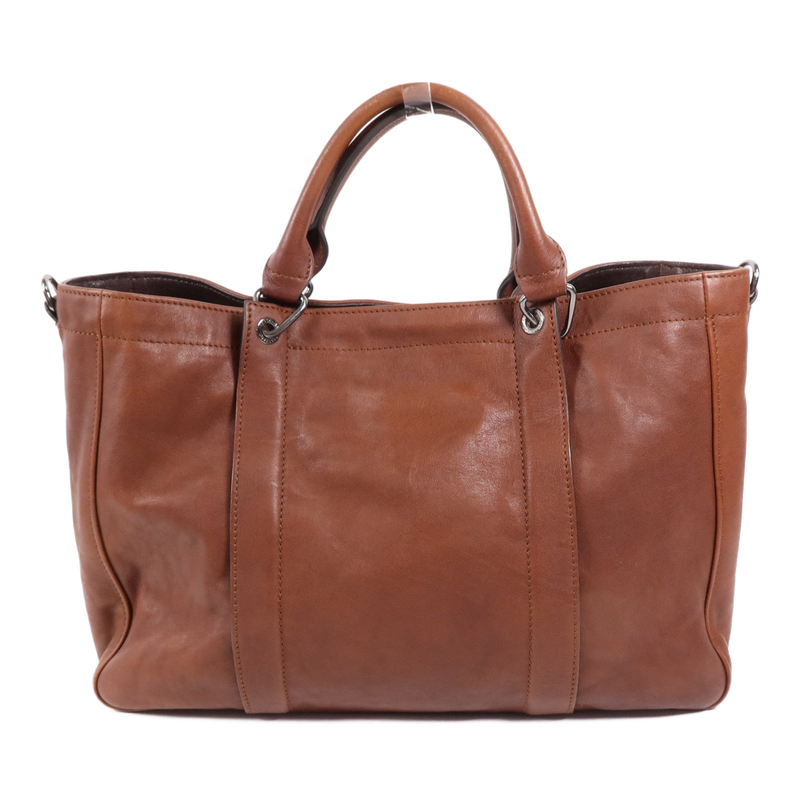 Longchamp 牛皮皮革2 Way Shoulder銀扣肩背袋