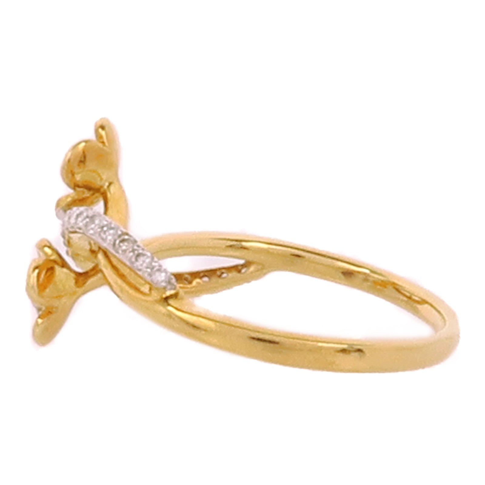 JEWELRY 【激減優惠】18K黃金Diamond Ring鑽石戒指US#6