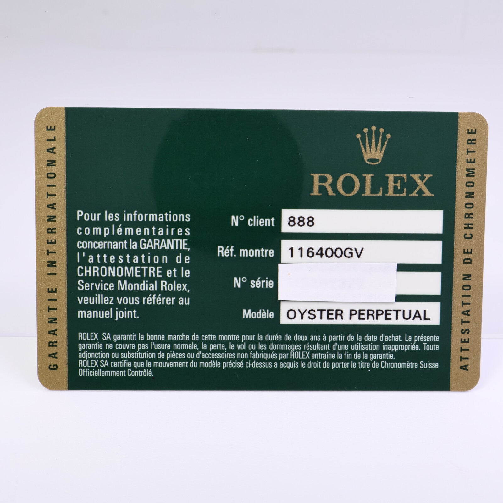 ROLEX Milgauss 116400GV