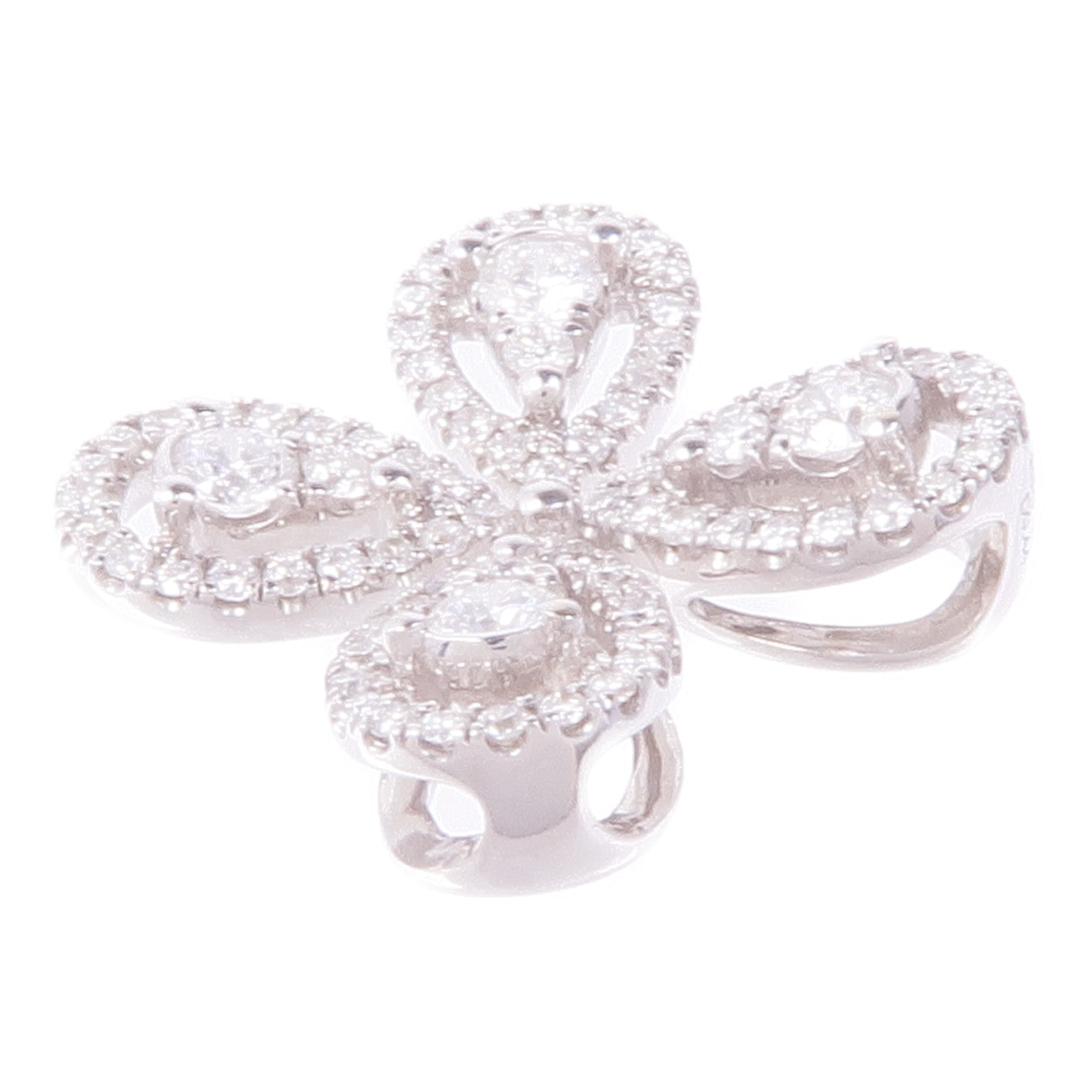 JEWELRY Diamond Pendant Top 18K White Gold