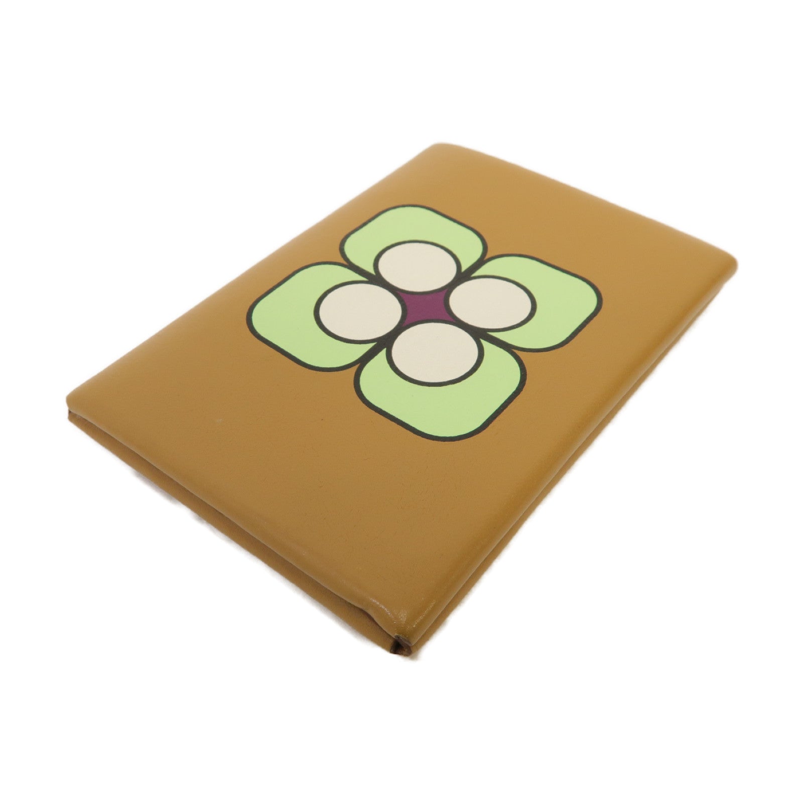 HERMES Swift皮革Calvi Duo Compact Card Holder銀扣卡片套芝麻色