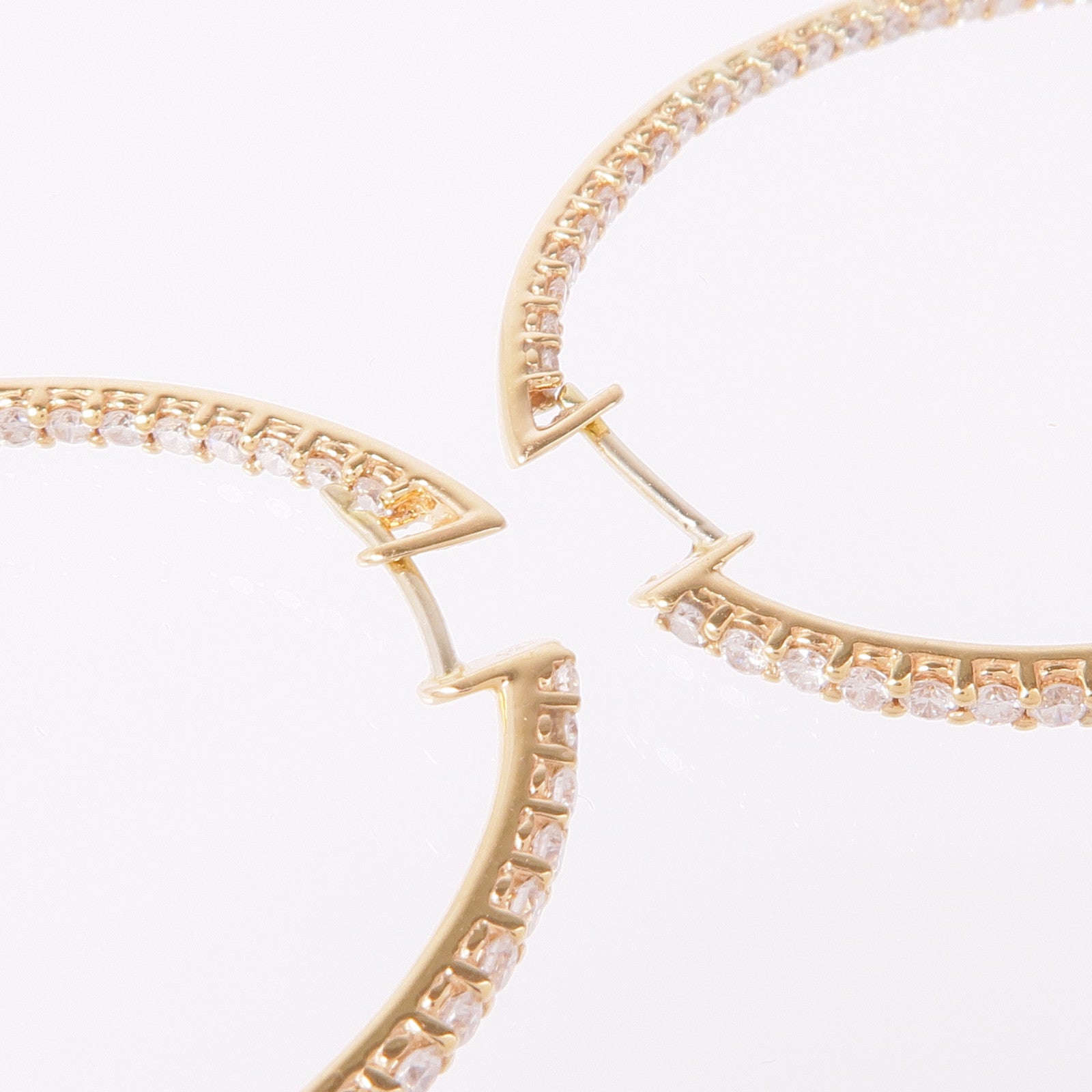 JEWELRY 18K玫瑰金Diamond Earrings 0.18ct鑽石耳環