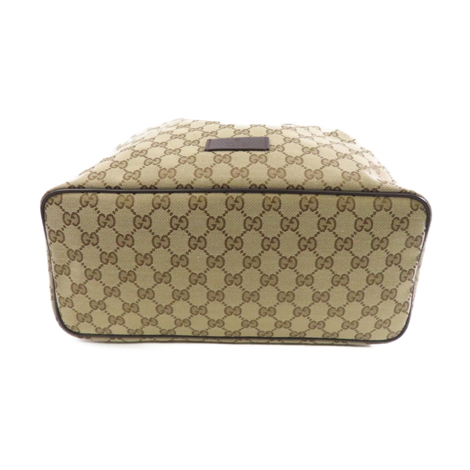 GUCCI 帆布Backpack銀扣背包啡色