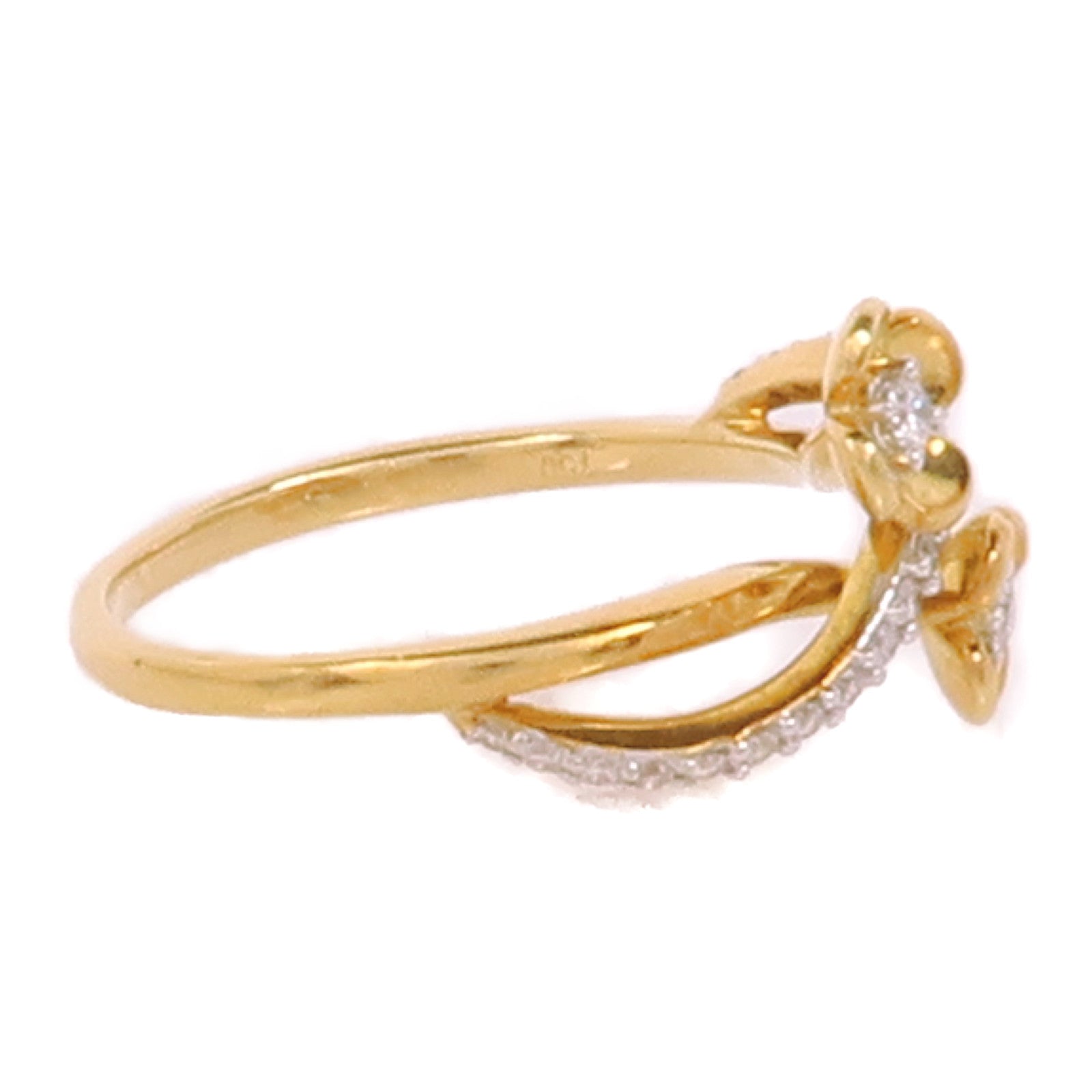 JEWELRY 【激減優惠】18K黃金Diamond Ring鑽石戒指US#6