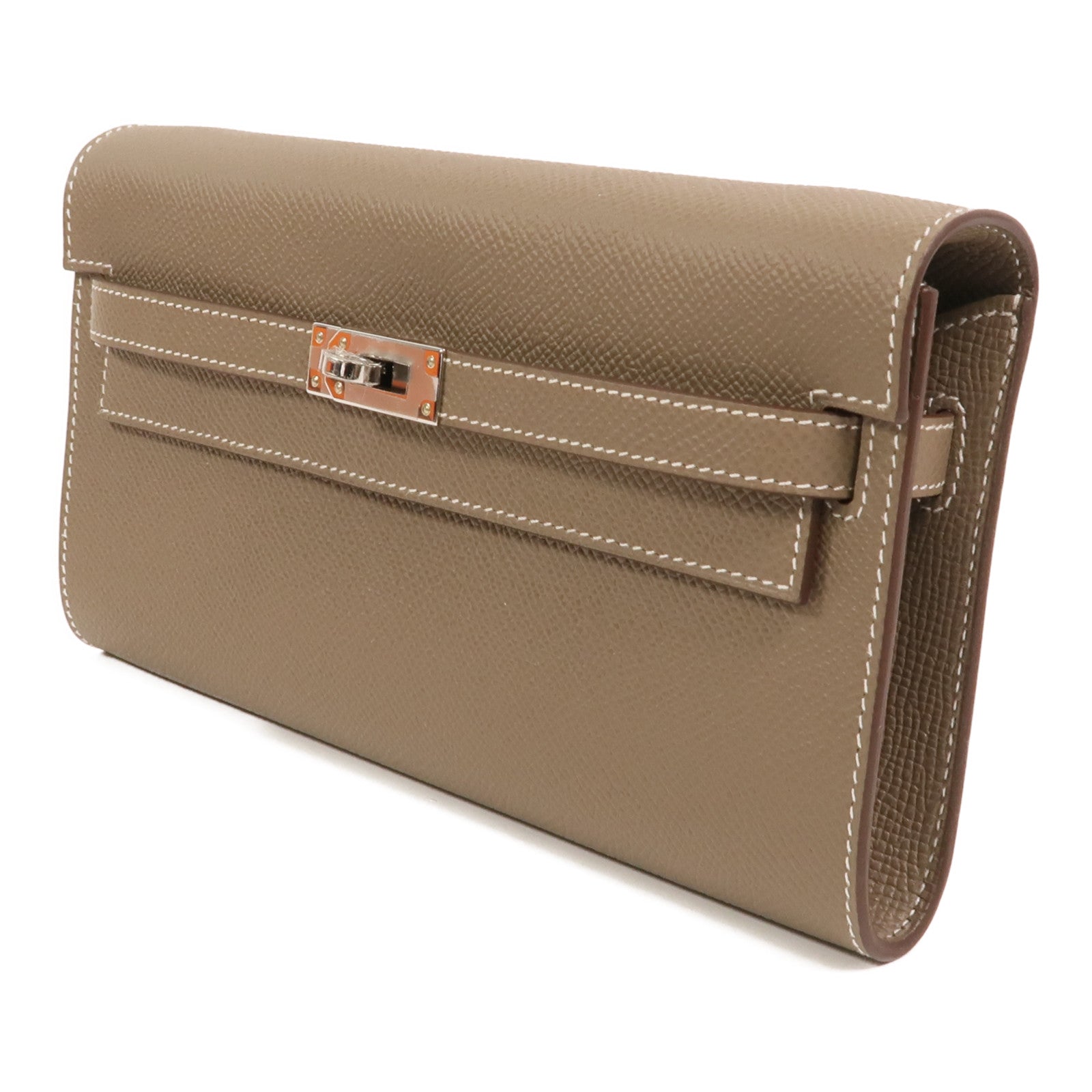 HERMES Epsom皮革Kelly To Go肩背袋Etoupe