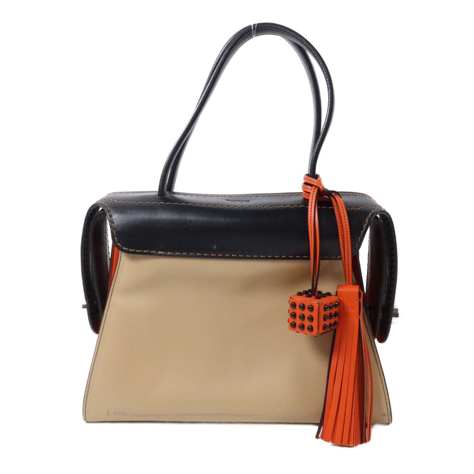 TOD'S 牛皮皮革Twist Bag手挽袋