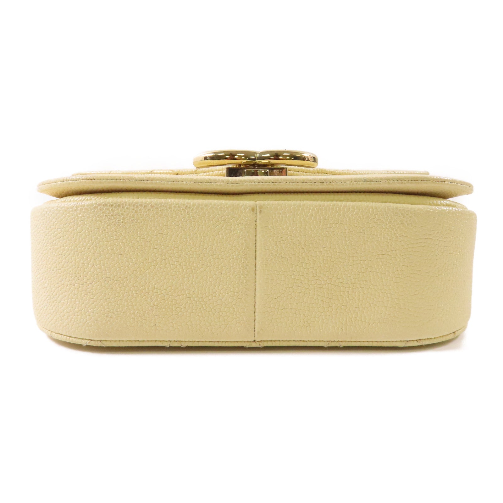 CHANEL 皮革Shoulder Bag金扣手挽肩背兩用袋