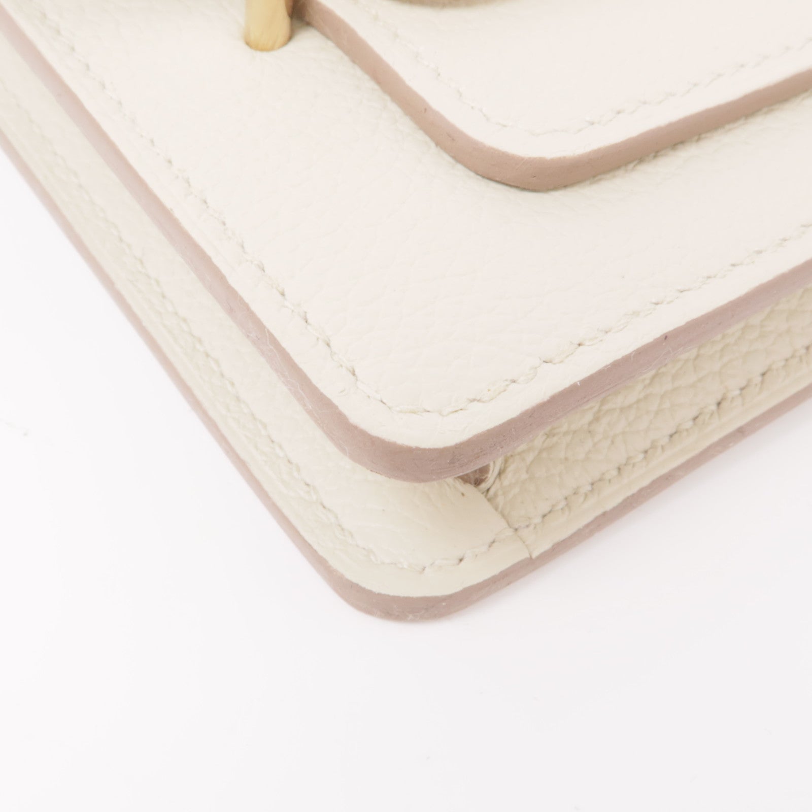 HERMES Evercolor皮革Roulis Slim金扣錢包Beton