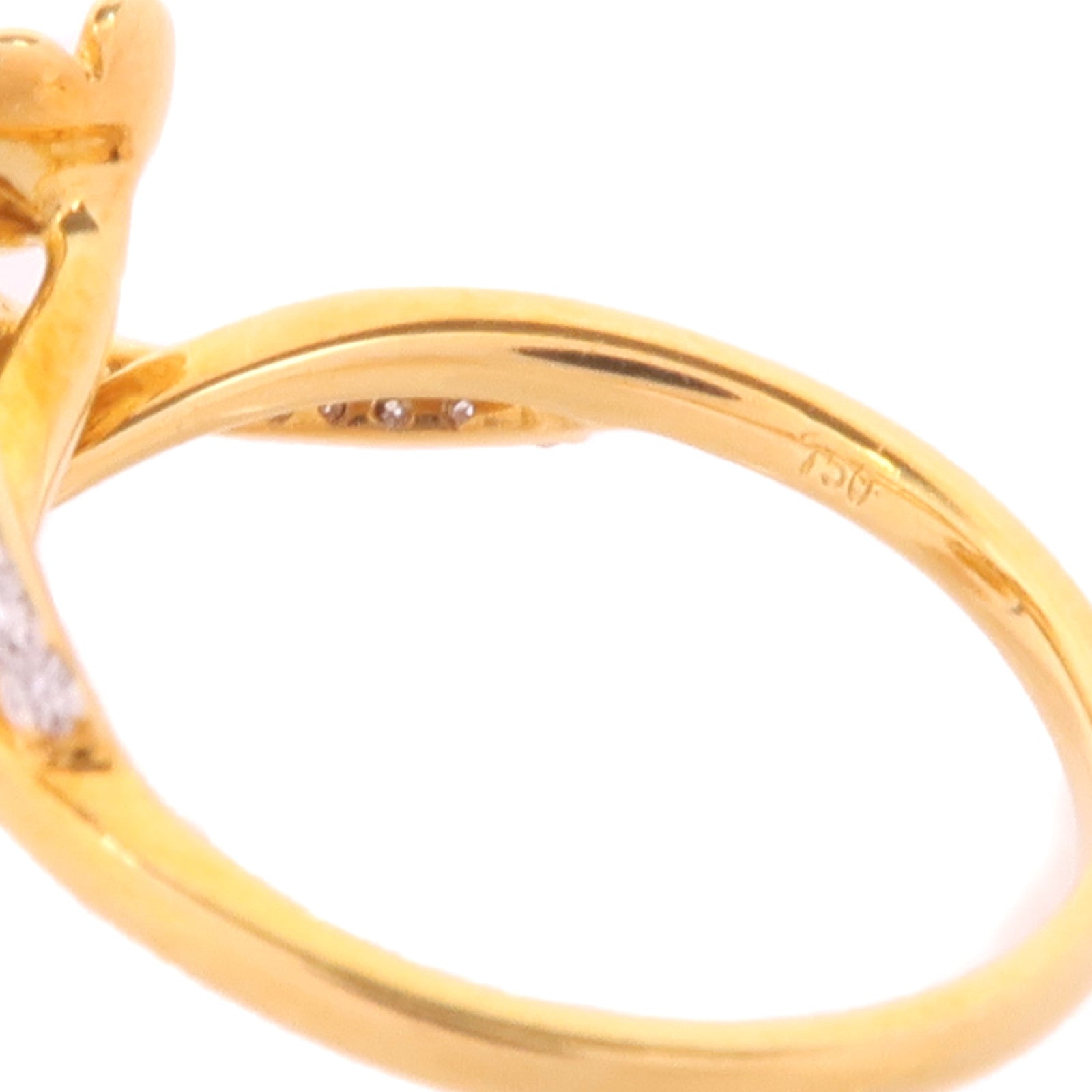 JEWELRY 【激減優惠】18K黃金Diamond Ring鑽石戒指US#6