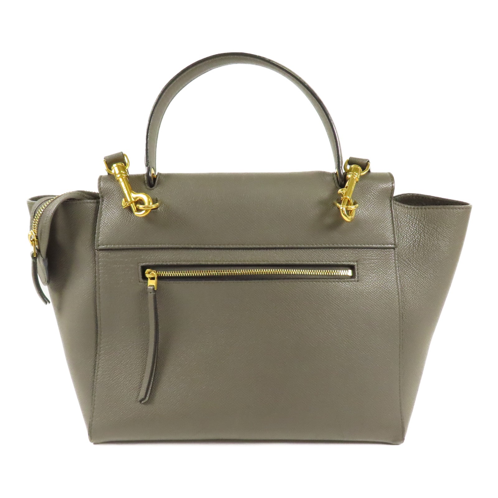 CELINE 牛皮皮革Mini Belt Bag金扣手挽肩背兩用袋