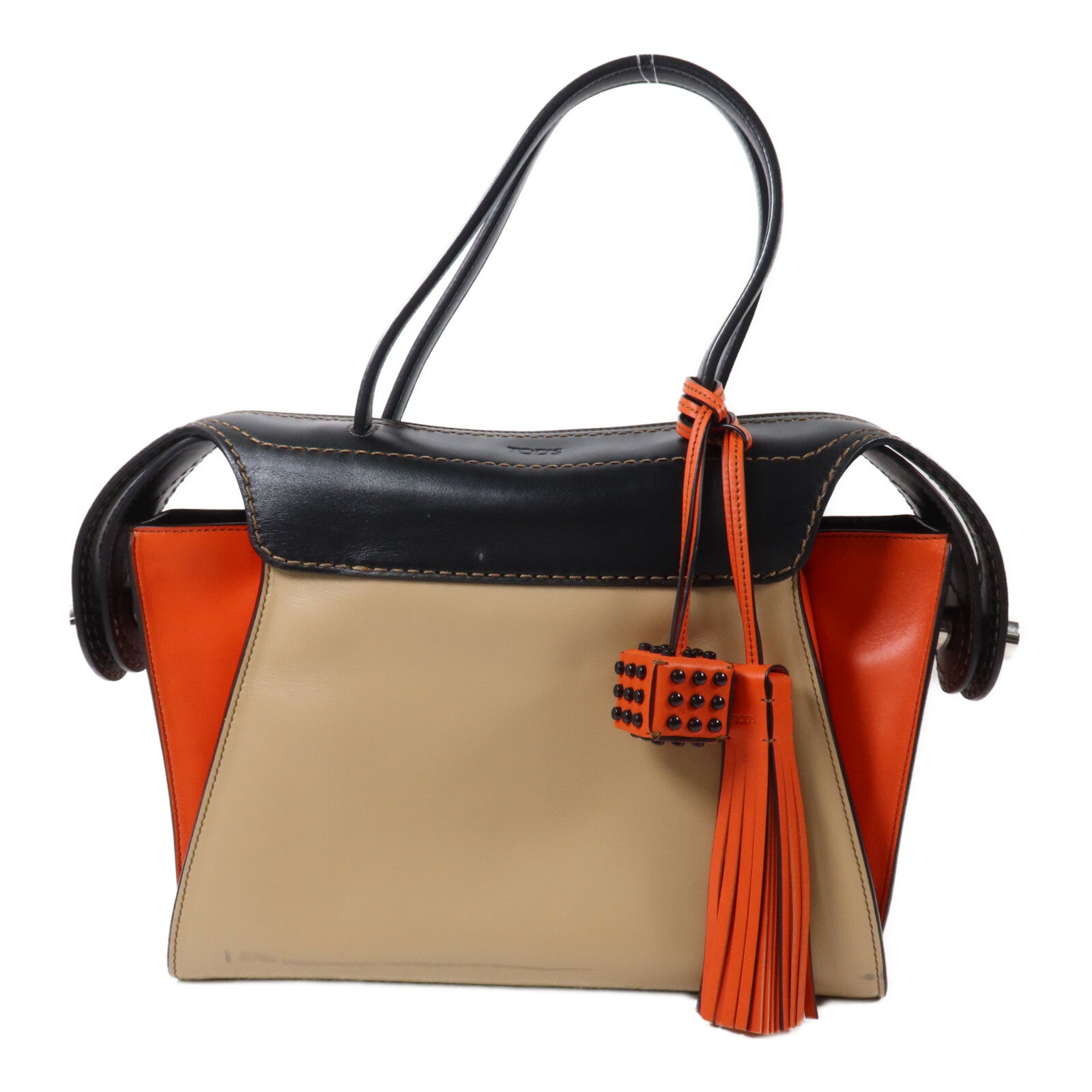 TOD'S 牛皮皮革Twist Bag手挽袋