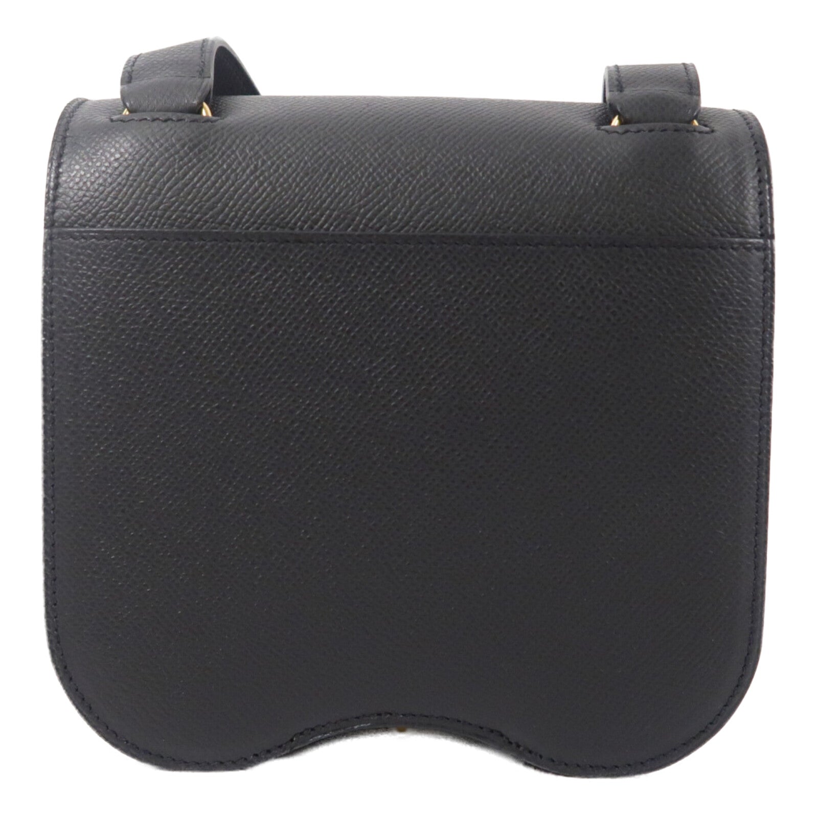 HERMES Epsom皮革Della Cavalleria Mini肩背袋Noir