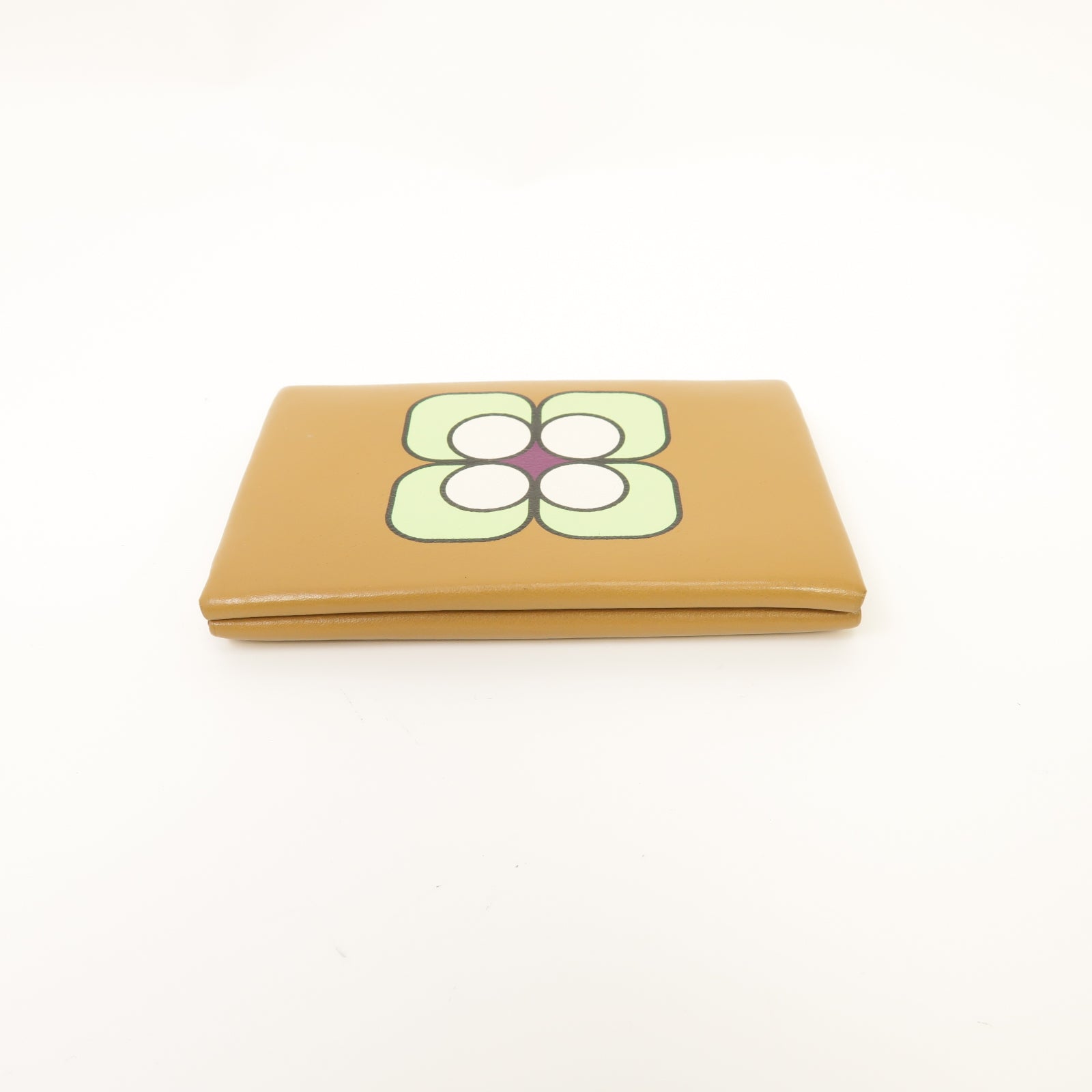 HERMES Swift皮革Calvi Duo Compact Card Holder銀扣卡片套芝麻色
