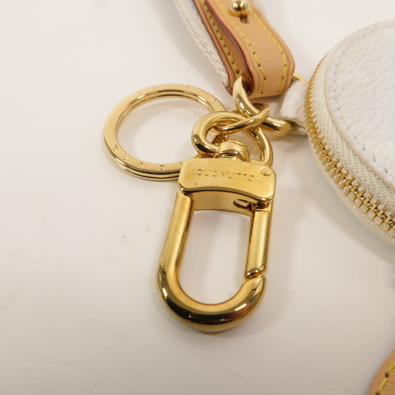 LOUIS VUITTON Monogram Giant By The Pool Lanyard Multi Pochette鎖匙包
