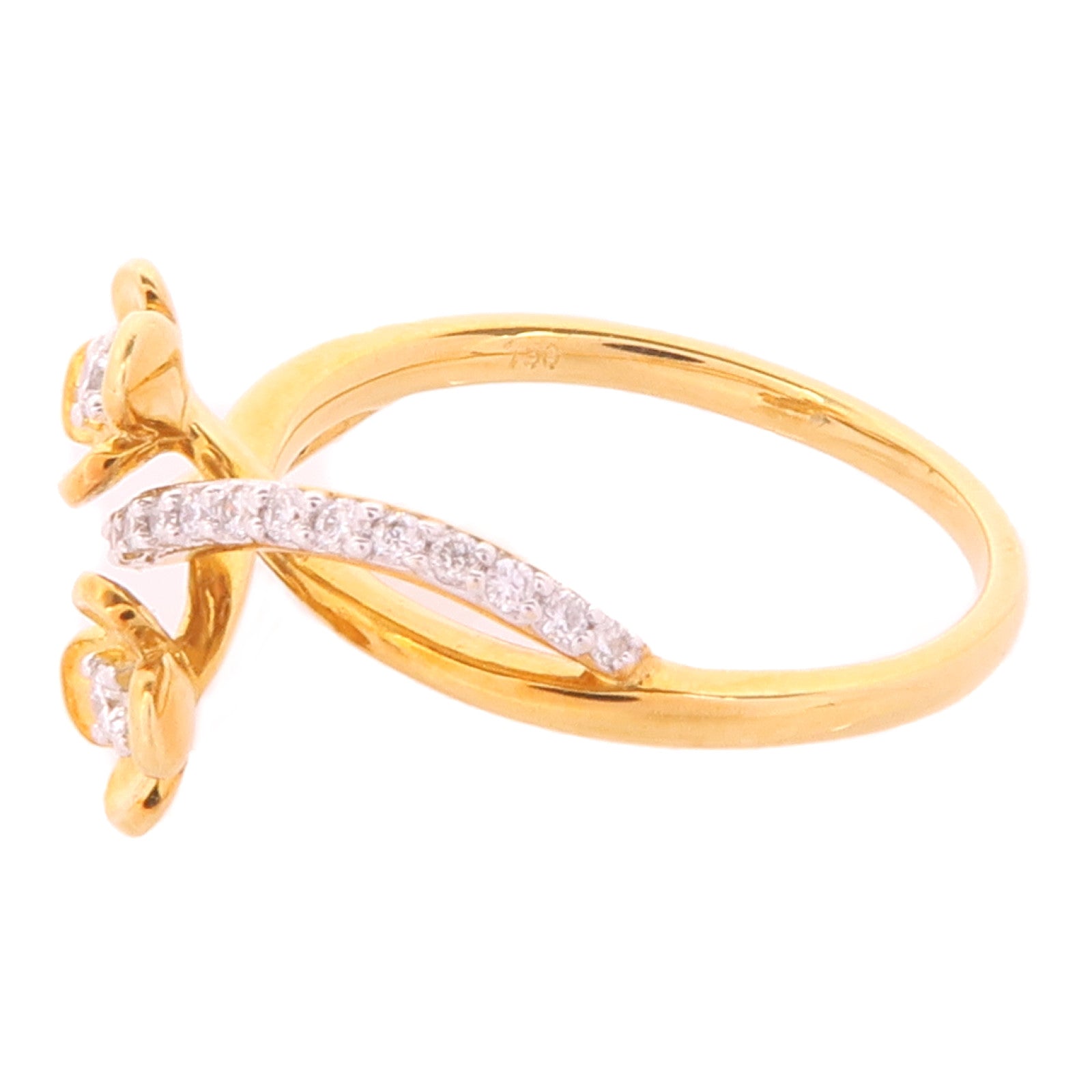 JEWELRY 【激減優惠】18K黃金Diamond Ring鑽石戒指US#6
