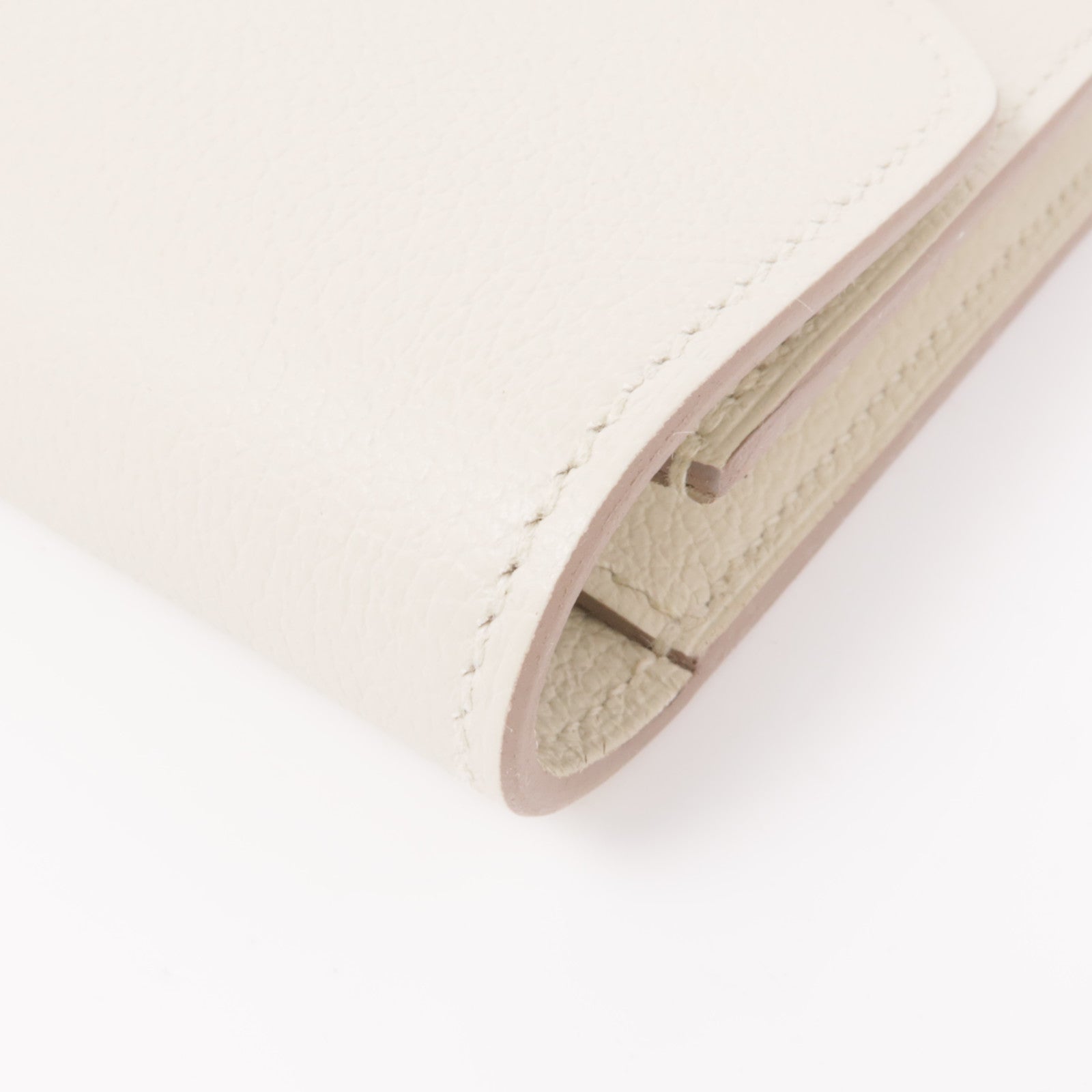 HERMES Evercolor皮革Roulis Slim金扣錢包Beton