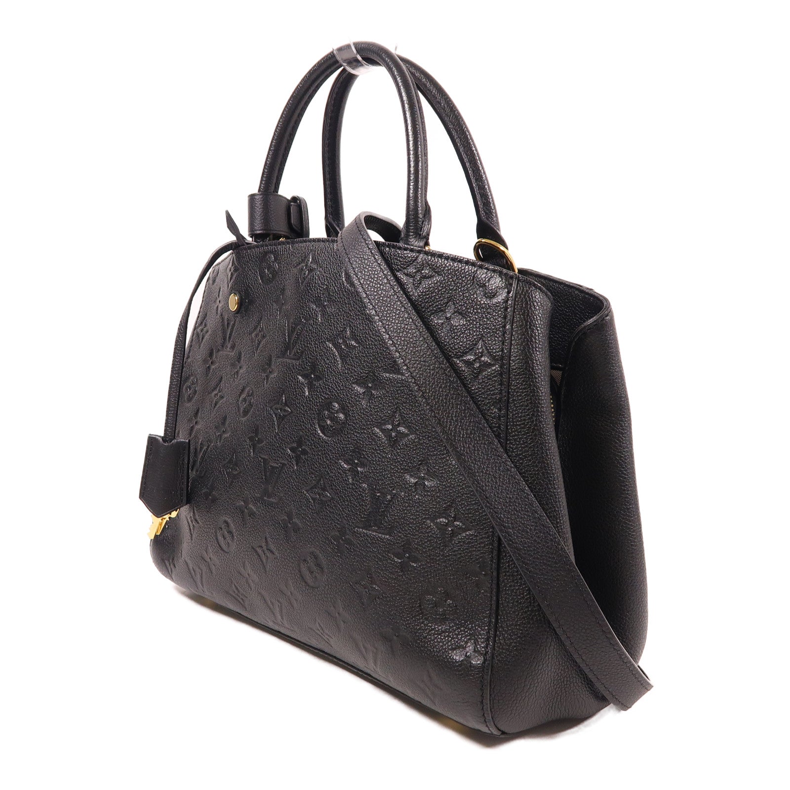 LOUIS VUITTON Monogram Empreinte Montaigne MM手挽肩背兩用袋