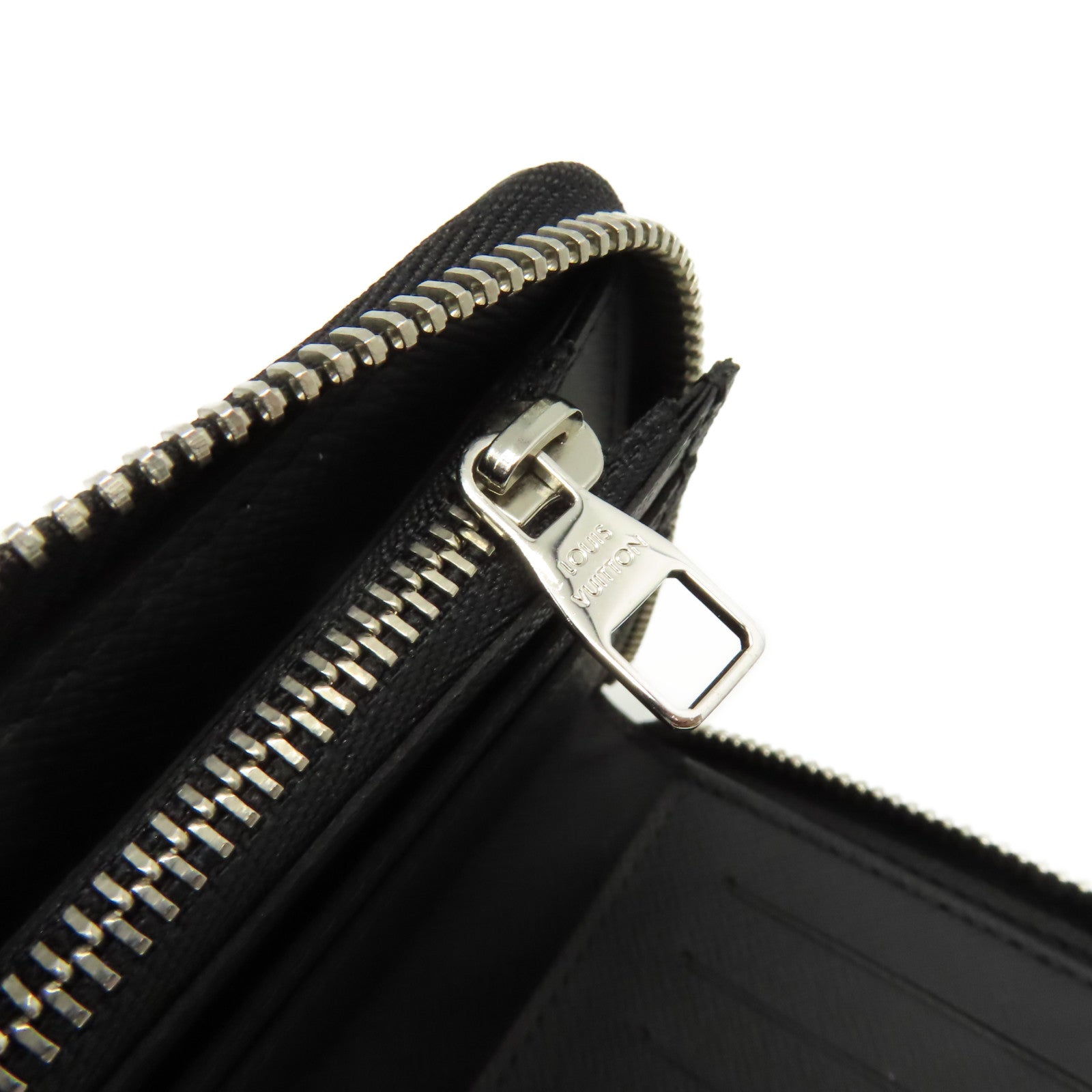 LOUIS VUITTON 【激減優惠】Damier Graphite Zippy Wallet Vertical金扣拉鏈長錢包黑色