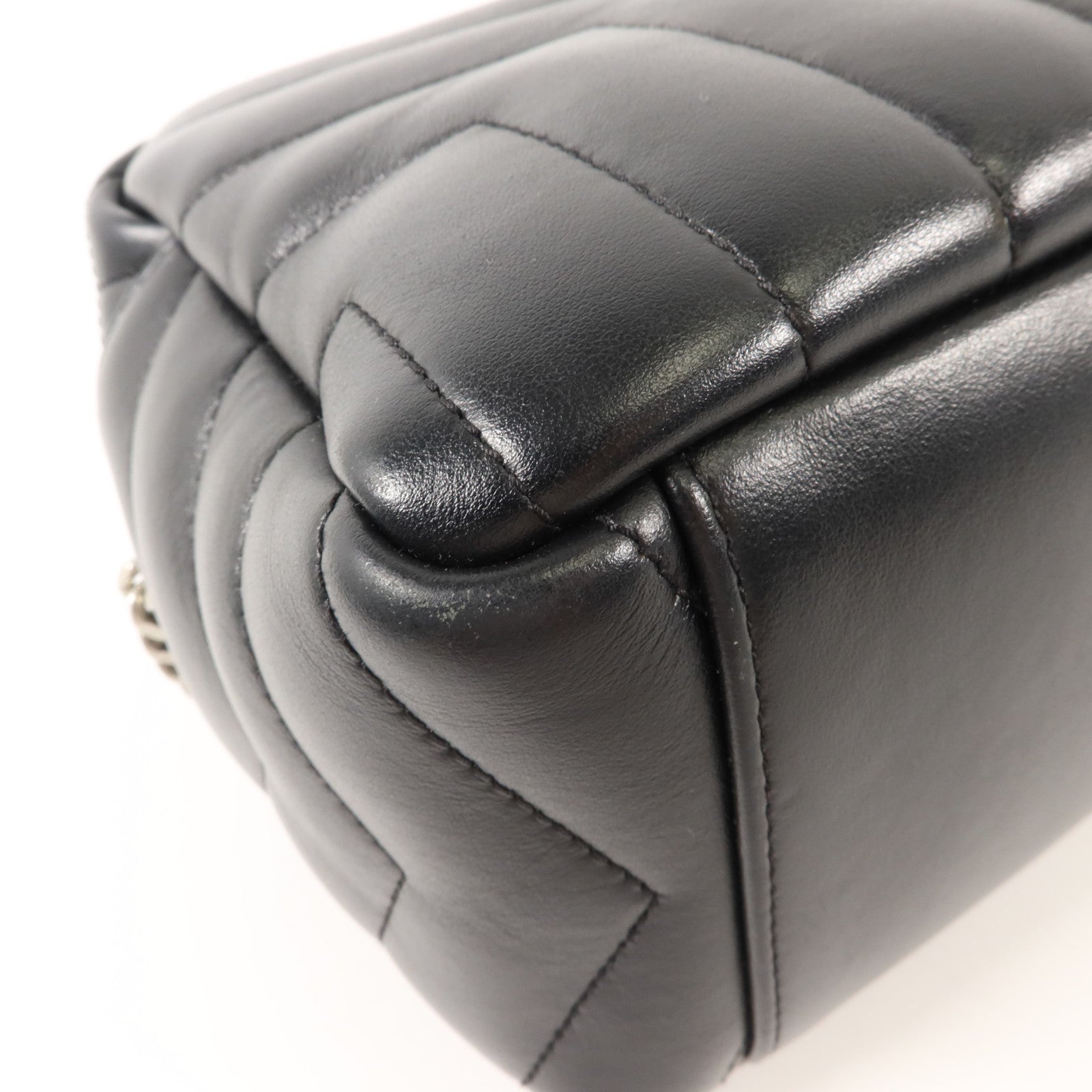 SAINT LAURENT 牛皮皮革LouLou Shoulder Bag鏈帶肩背袋