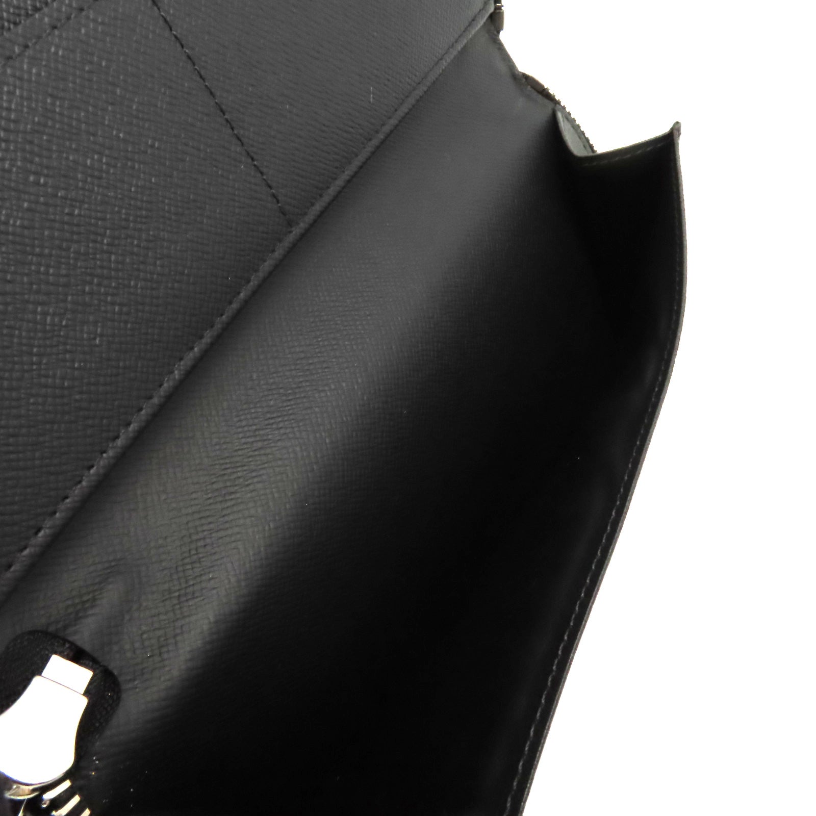 LOUIS VUITTON 【激減優惠】Damier Graphite Zippy Wallet Vertical金扣拉鏈長錢包黑色