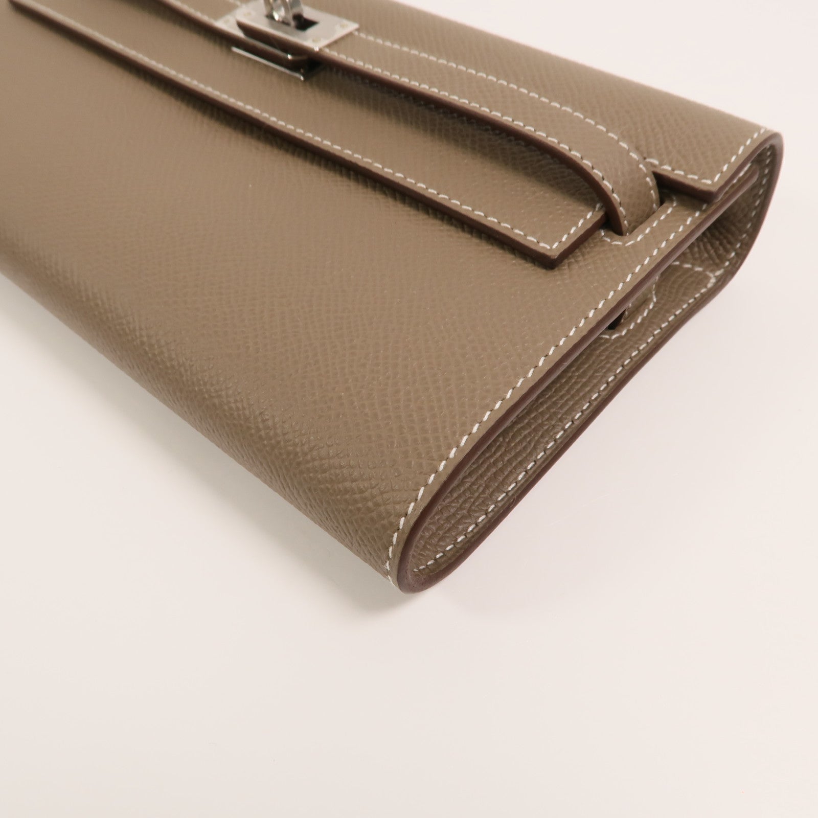 HERMES Epsom皮革Kelly To Go肩背袋Etoupe