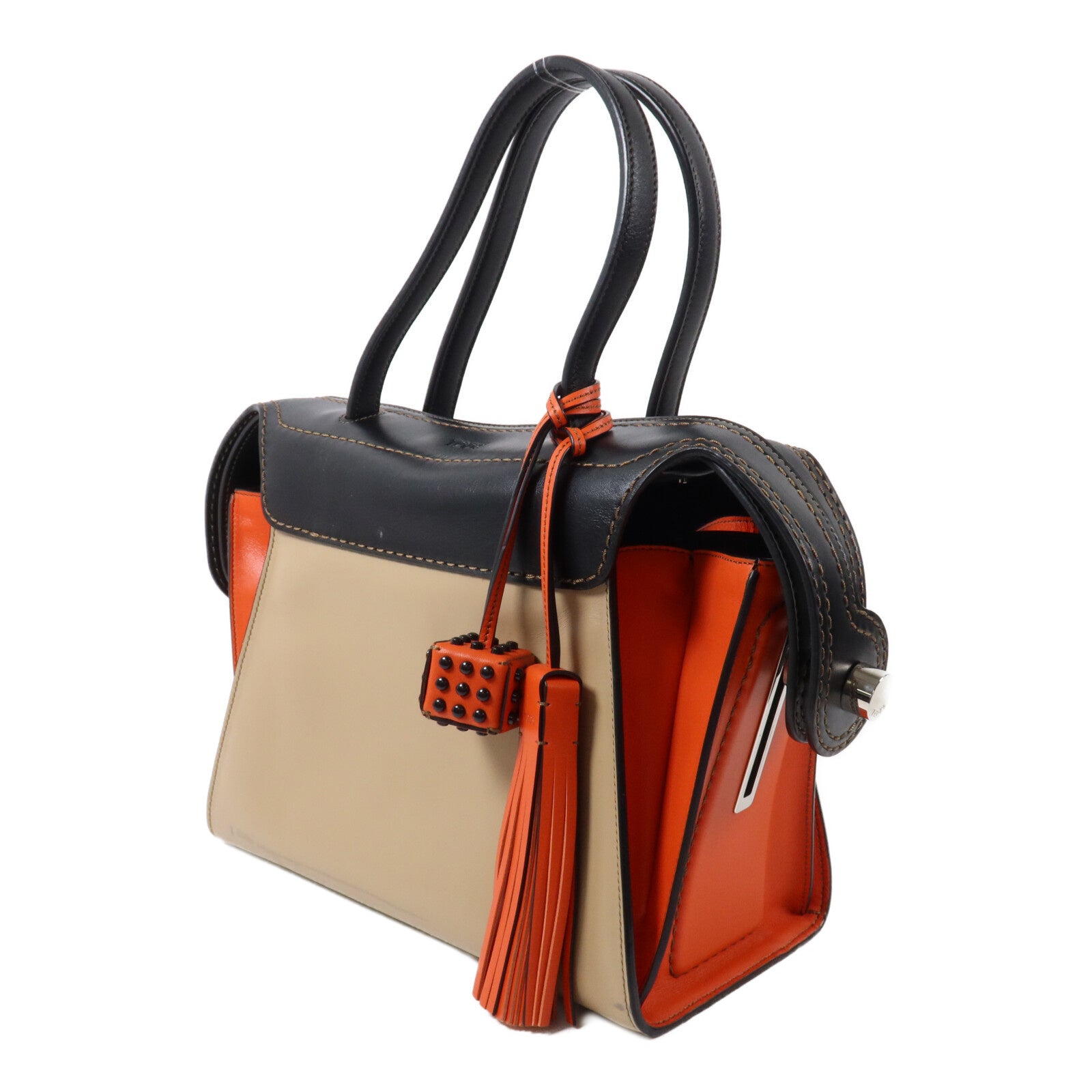 TOD'S 牛皮皮革Twist Bag手挽袋