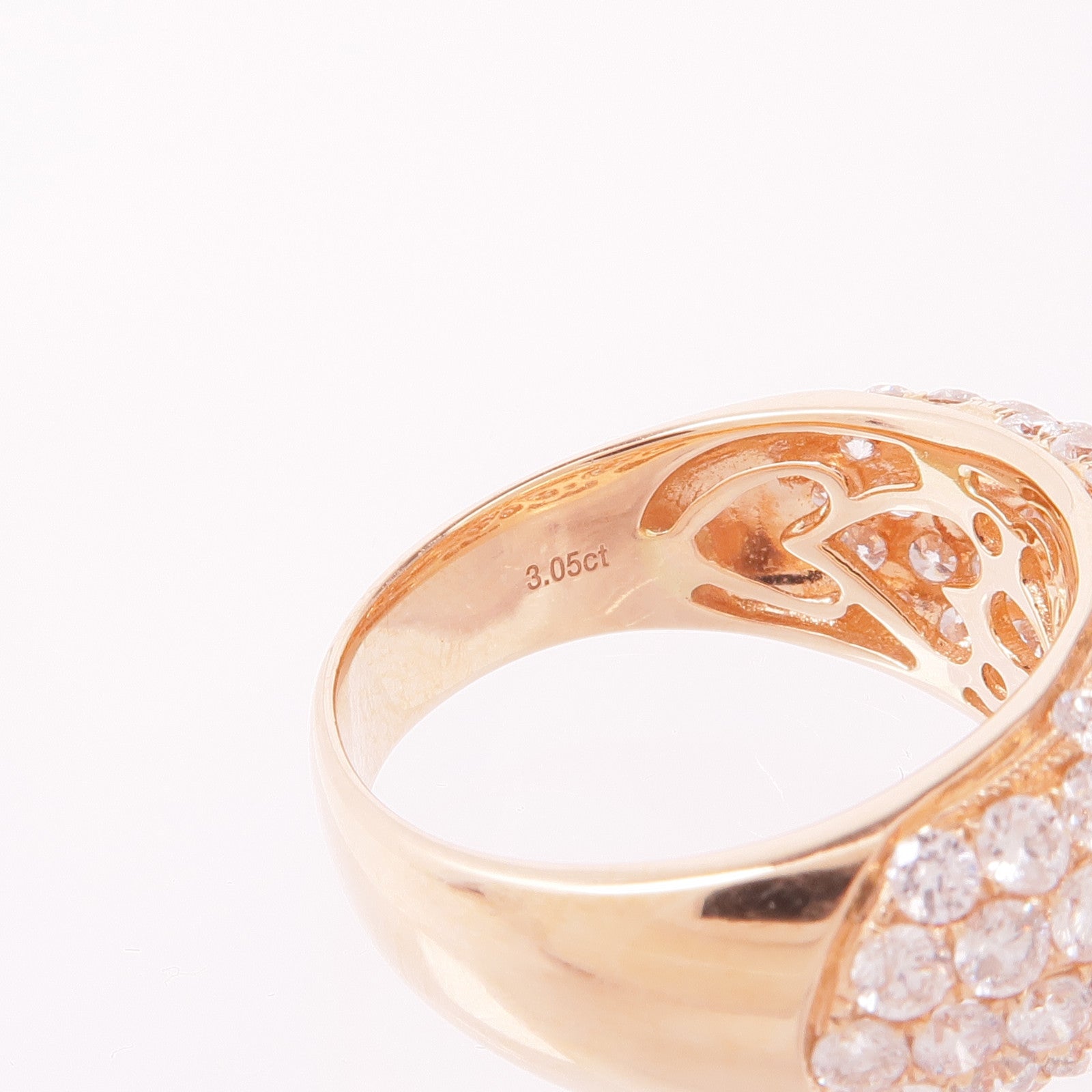 JEWELRY 18K玫瑰金Diamond Ring鑽石戒指US#6.75