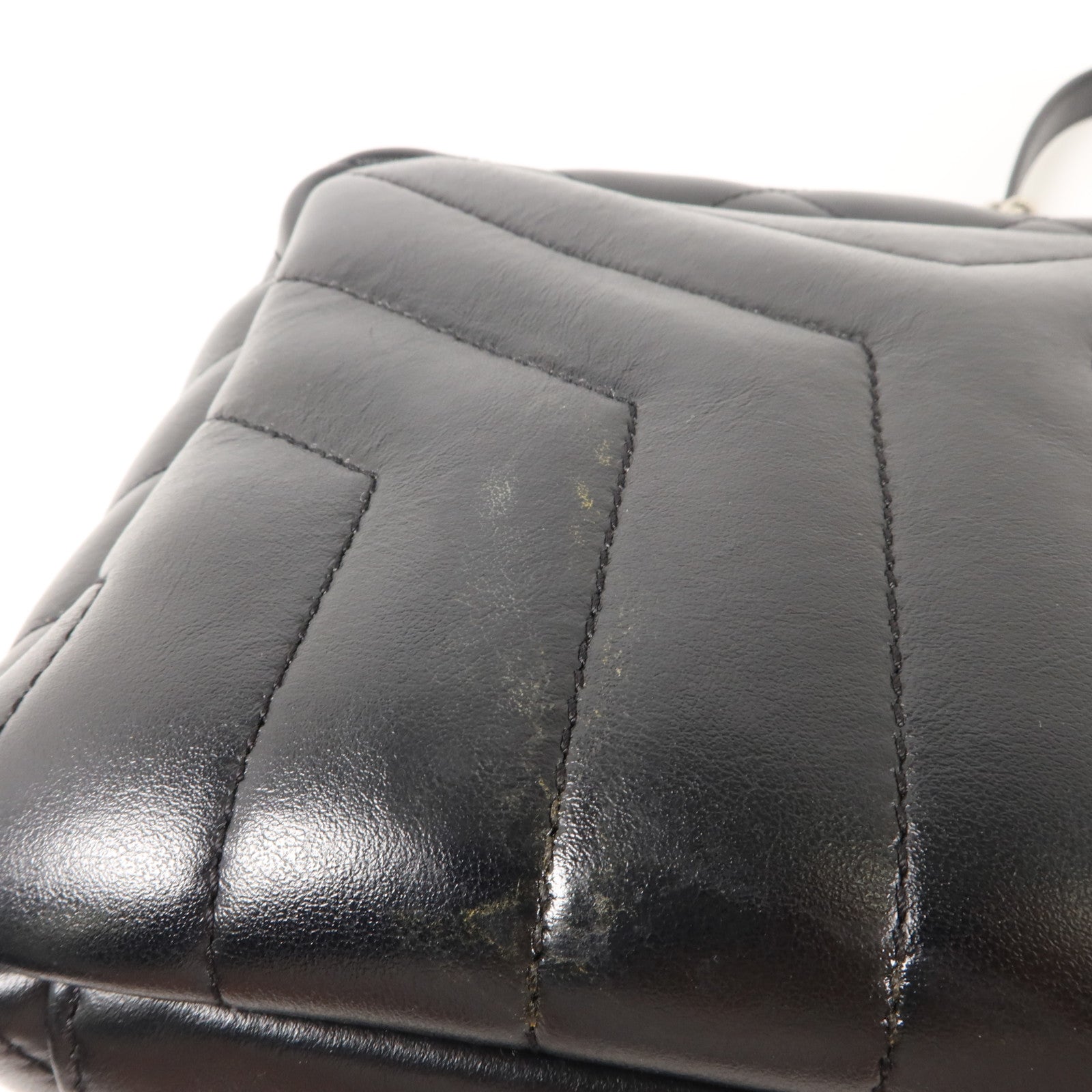 SAINT LAURENT 牛皮皮革LouLou Shoulder Bag鏈帶肩背袋