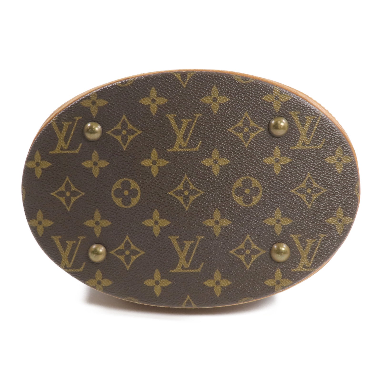 LOUIS VUITTON Monogram Bucket PM金扣手挽袋