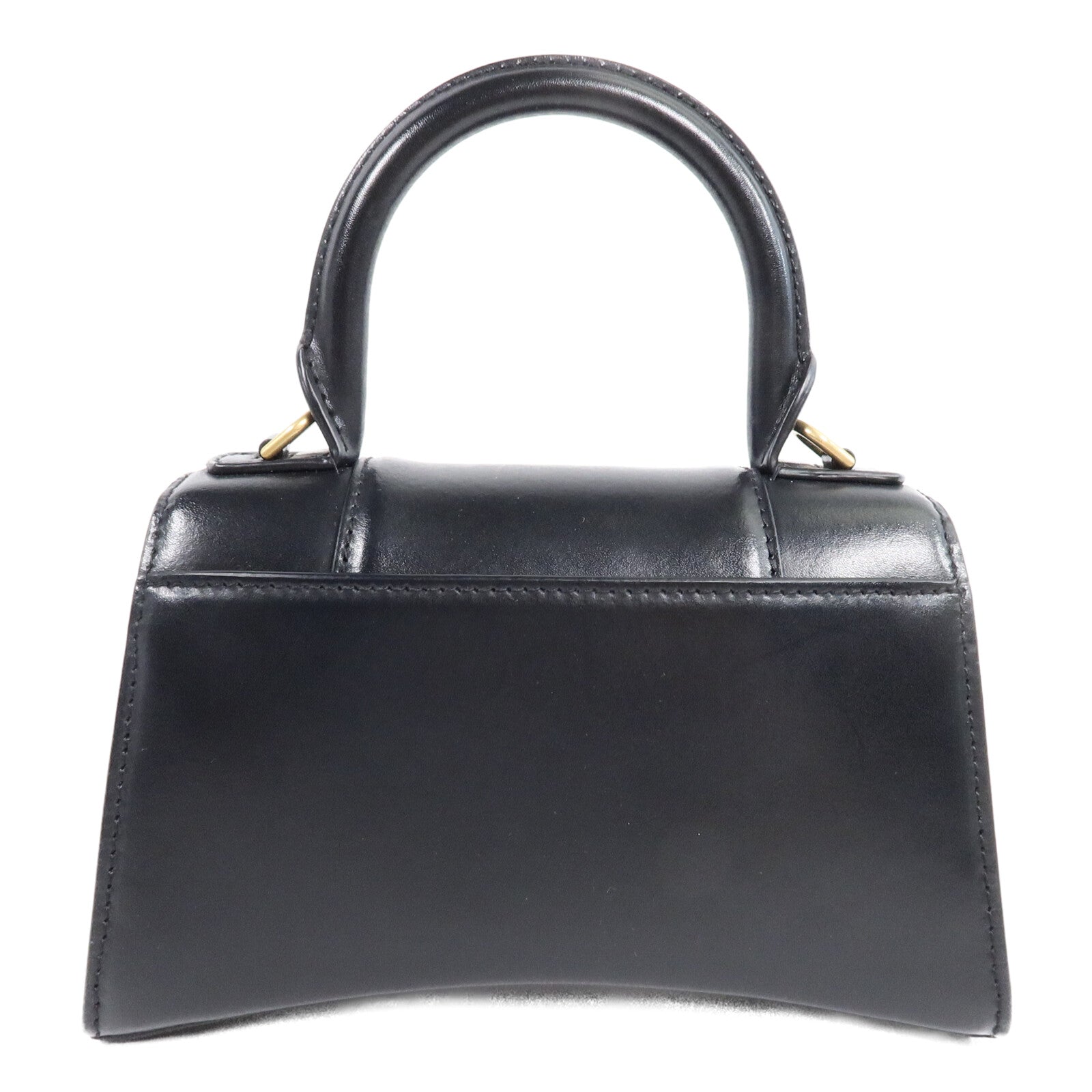 BALENCIAGA 牛皮皮革Hourglass XS手挽肩背兩用袋