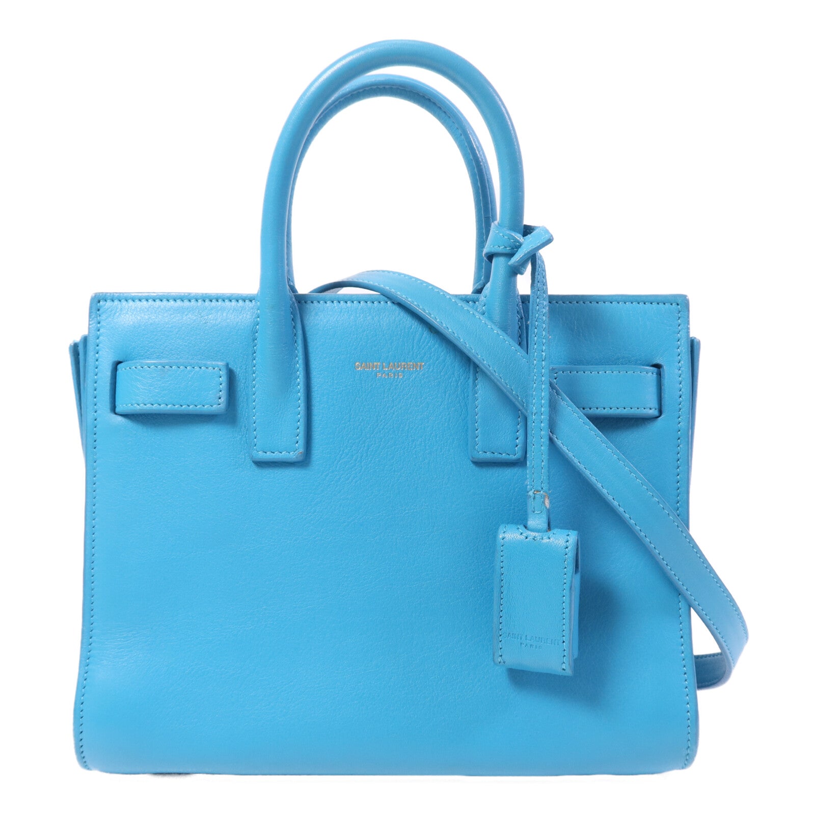 SAINT LAURENT 牛皮皮革Sac De Jour金扣手挽肩背兩用袋