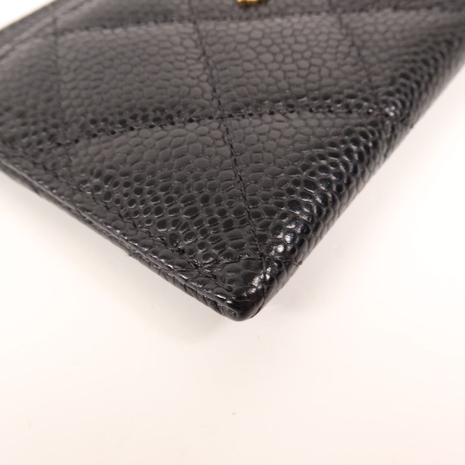 CHANEL 牛皮皮革Card Case金扣卡片套