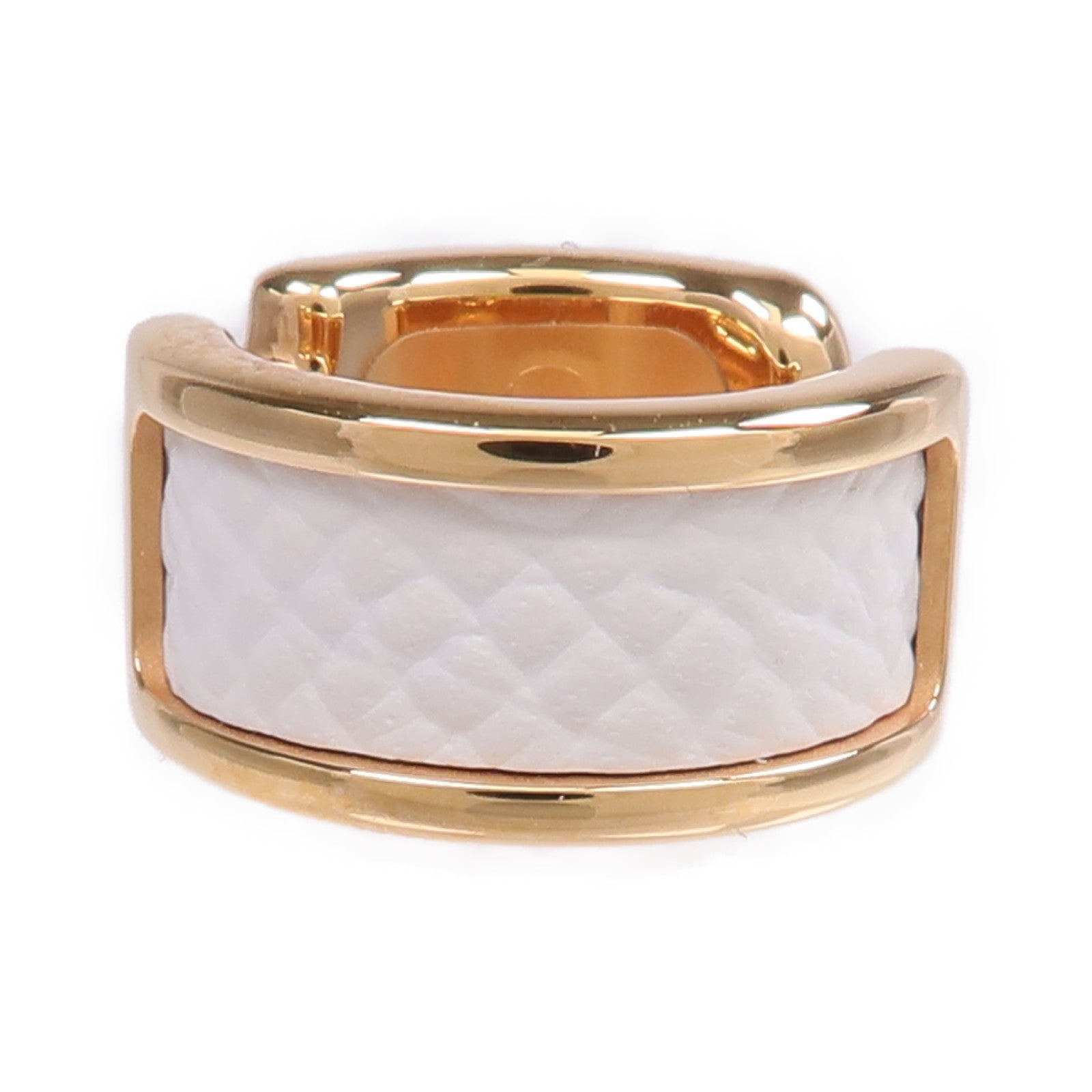 HERMES 金屬/Epsom皮革Olympe Ear Cuff耳夾