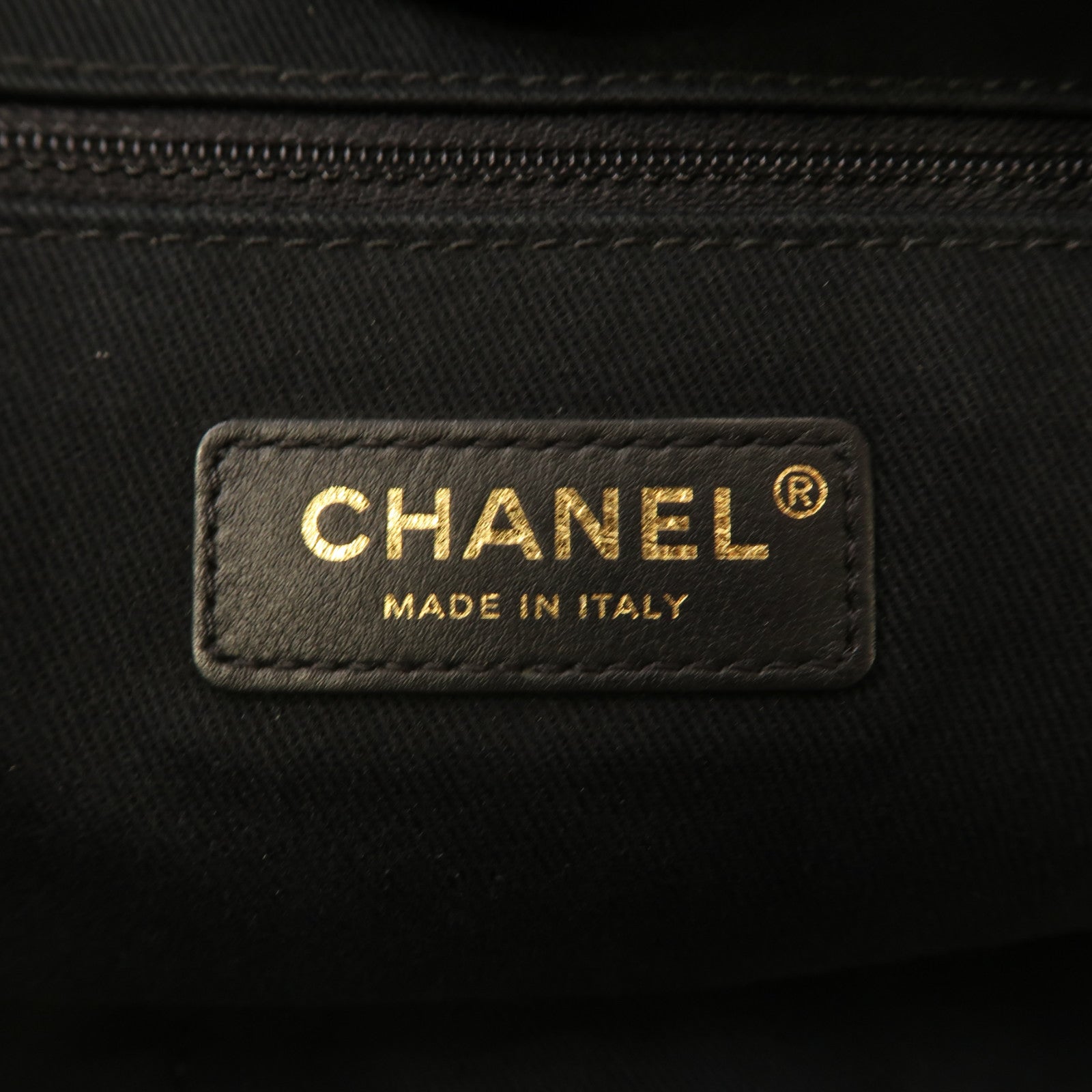 CHANEL 粗花呢Deauville Tote金扣鏈帶肩背袋灰色/黑色