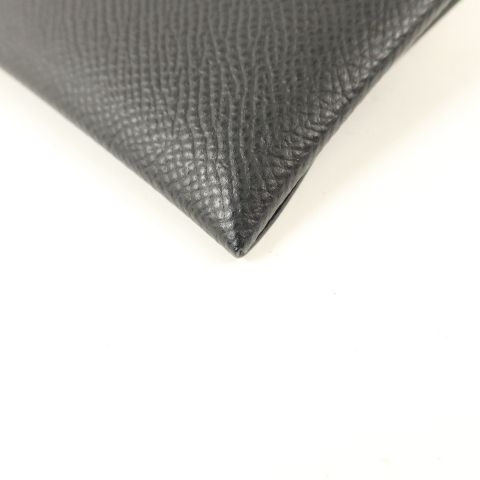 HERMES Epsom皮革Bastia Coin Purse零錢包Noir