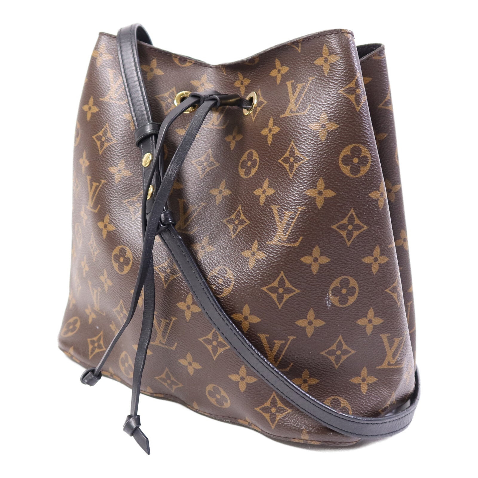 LOUIS VUITTON 【激減優惠】Monogram Neo Noe MM金扣肩背袋