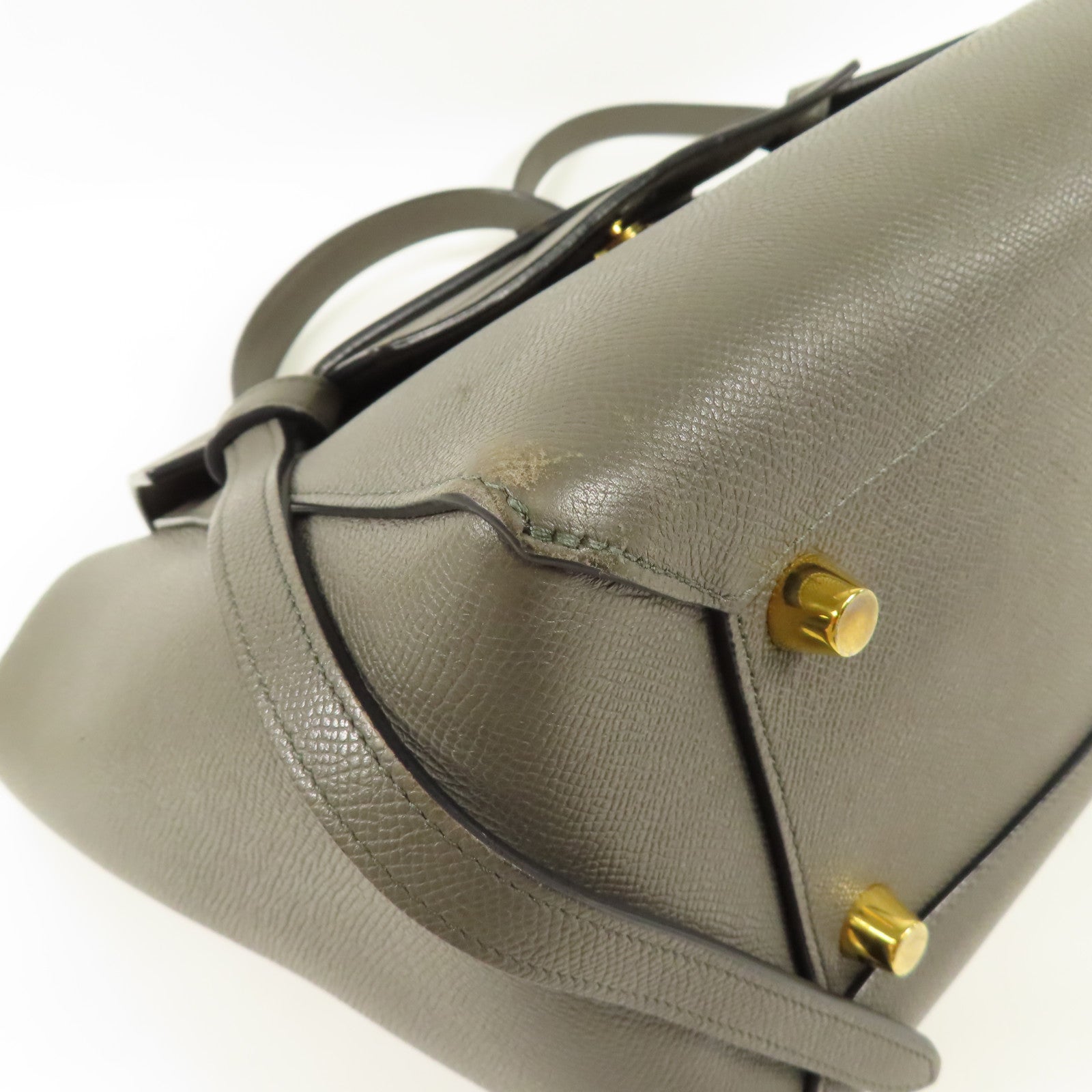 CELINE 牛皮皮革Mini Belt Bag金扣手挽肩背兩用袋