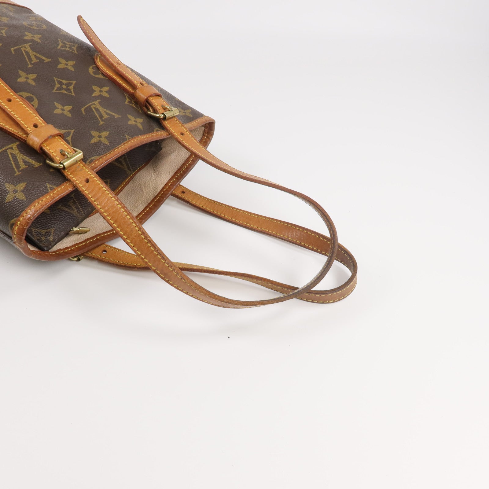 LOUIS VUITTON Monogram Bucket PM金扣手挽袋