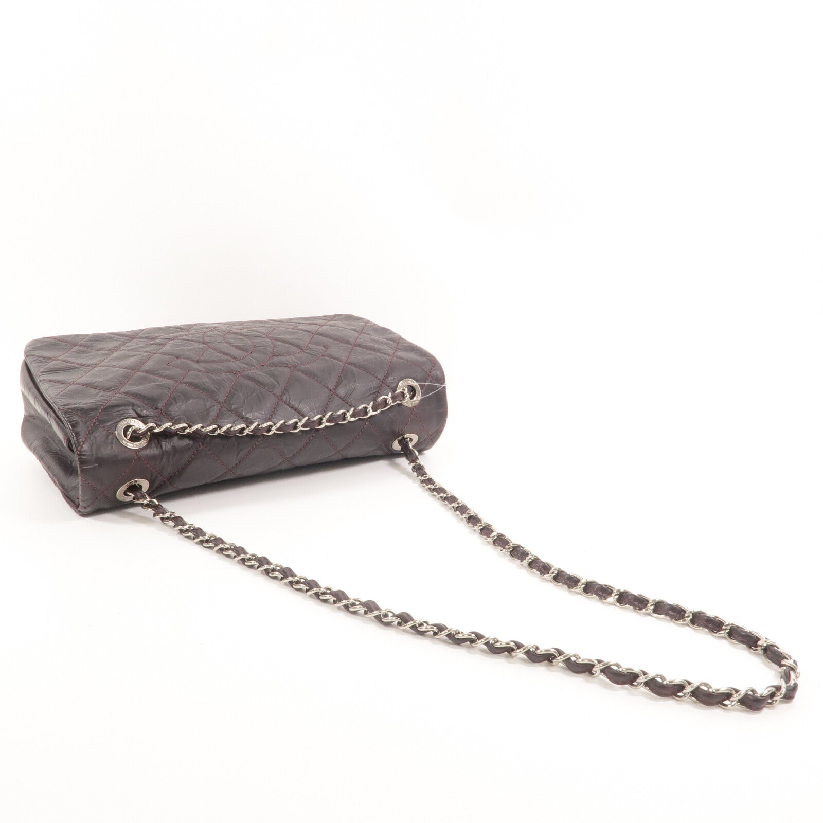 CHANEL 牛皮皮革Chain Shoulder鏈帶肩背袋