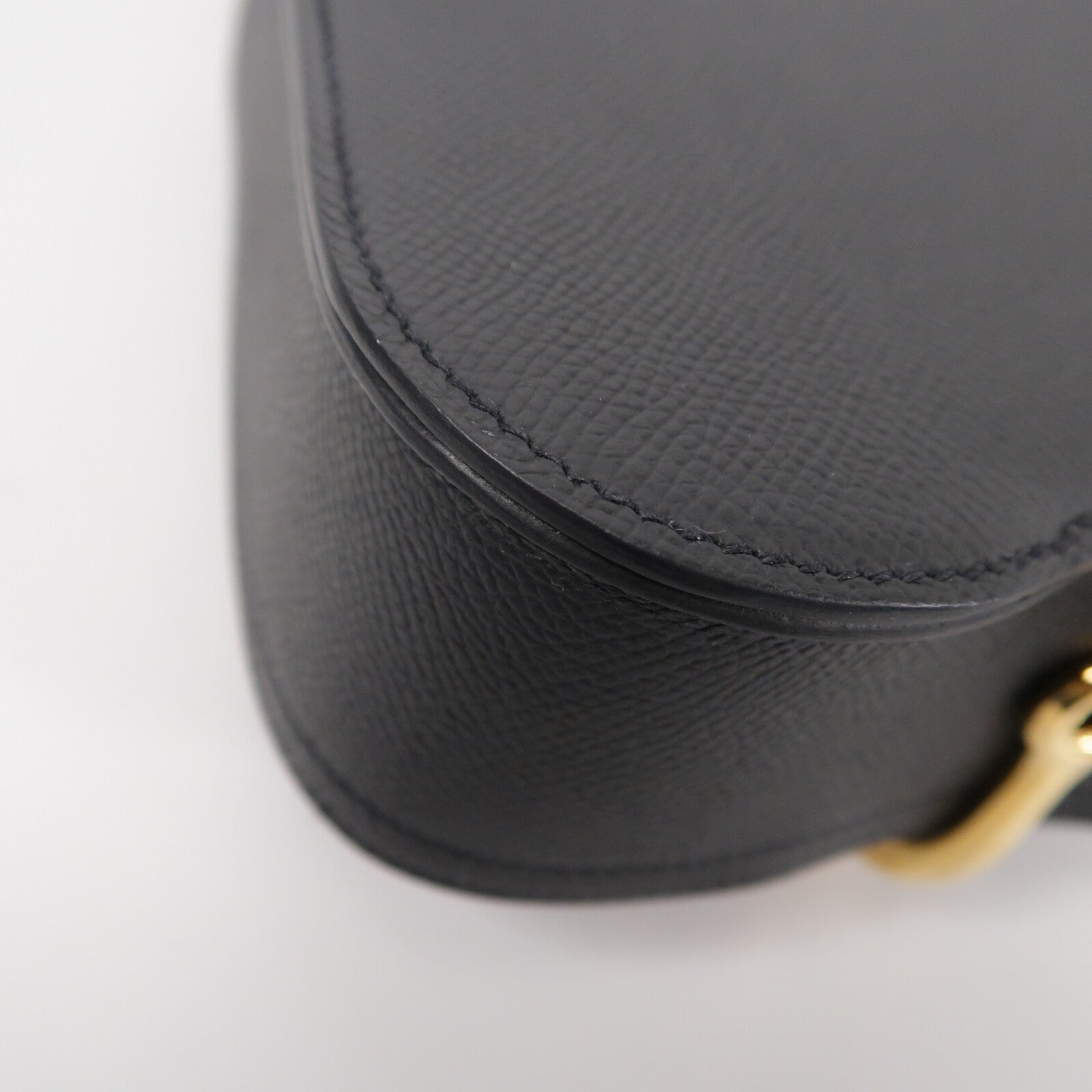 HERMES Epsom皮革Della Cavalleria Mini肩背袋Noir
