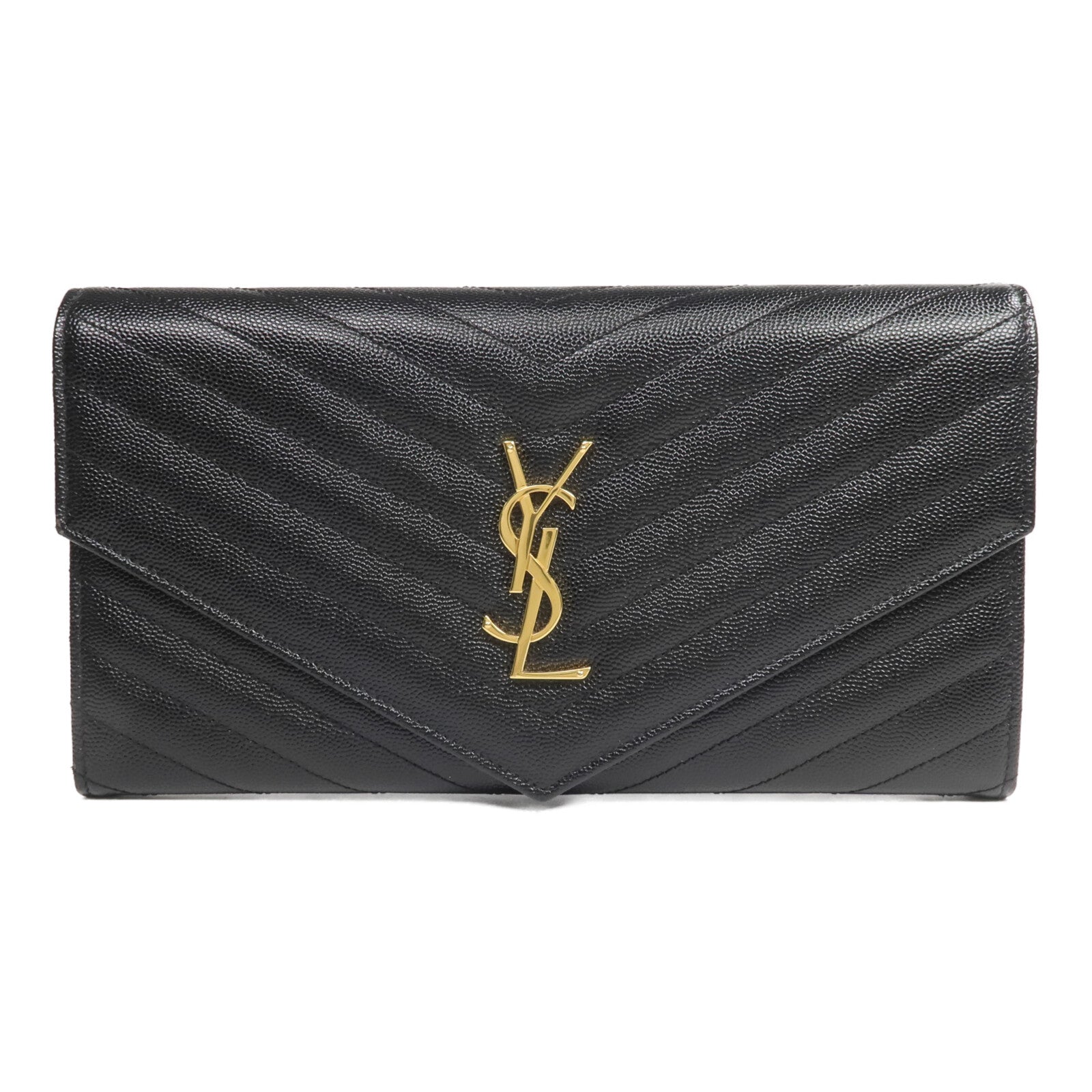 SAINT LAURENT 牛皮皮革Cassandre Clutch手拿包