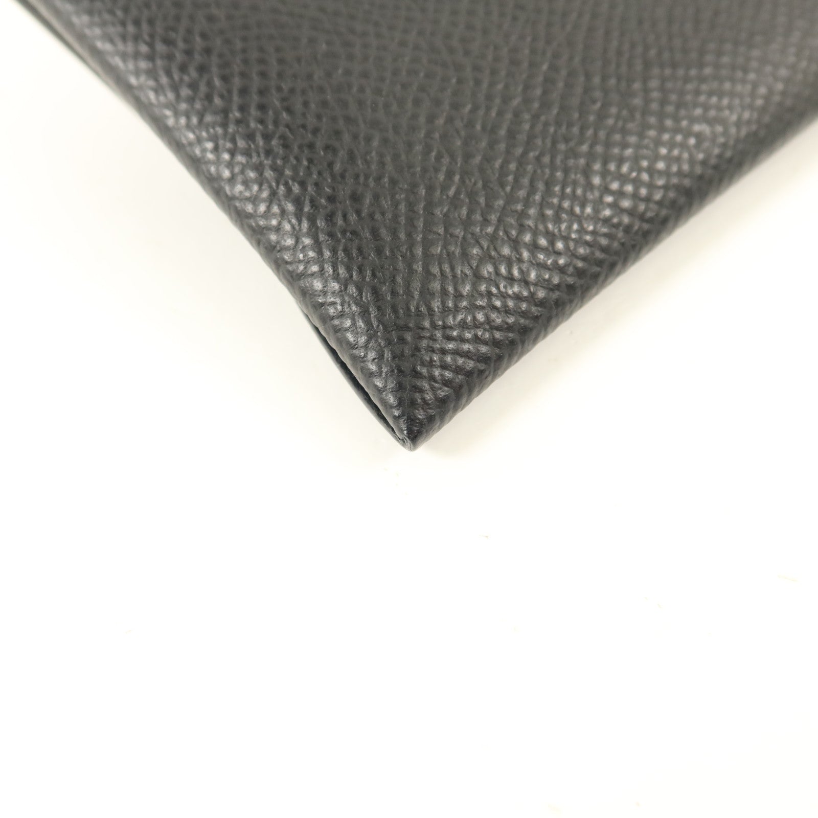 HERMES Epsom皮革Bastia Coin Purse零錢包Noir
