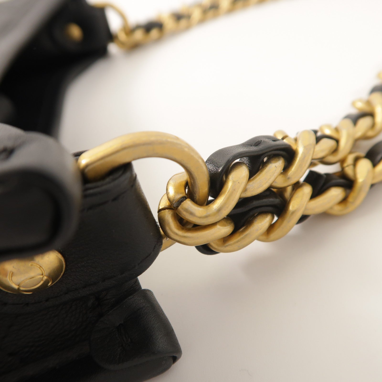 CHANEL 牛皮皮革24S Hobo手挽肩背兩用袋