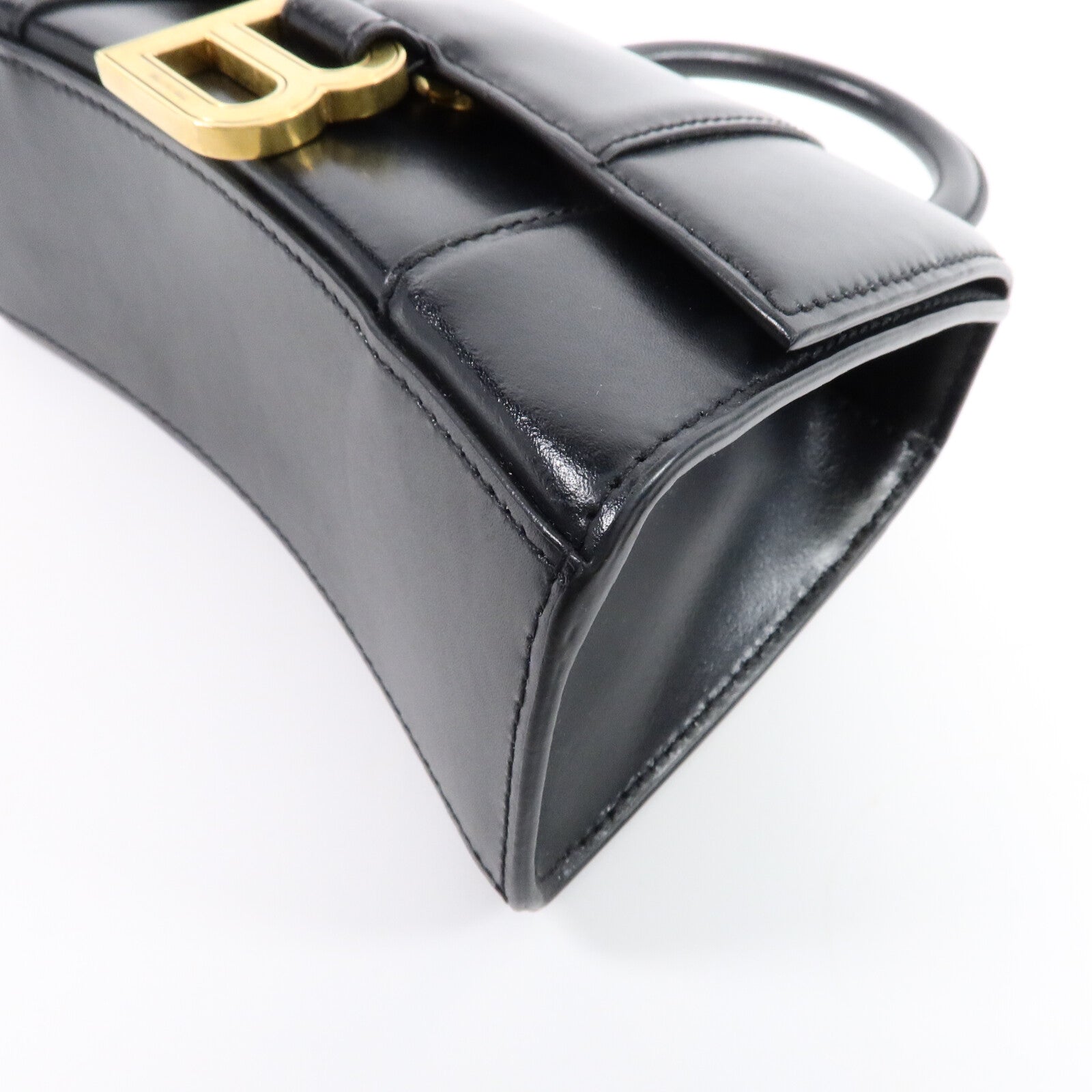 BALENCIAGA 牛皮皮革Hourglass XS手挽肩背兩用袋