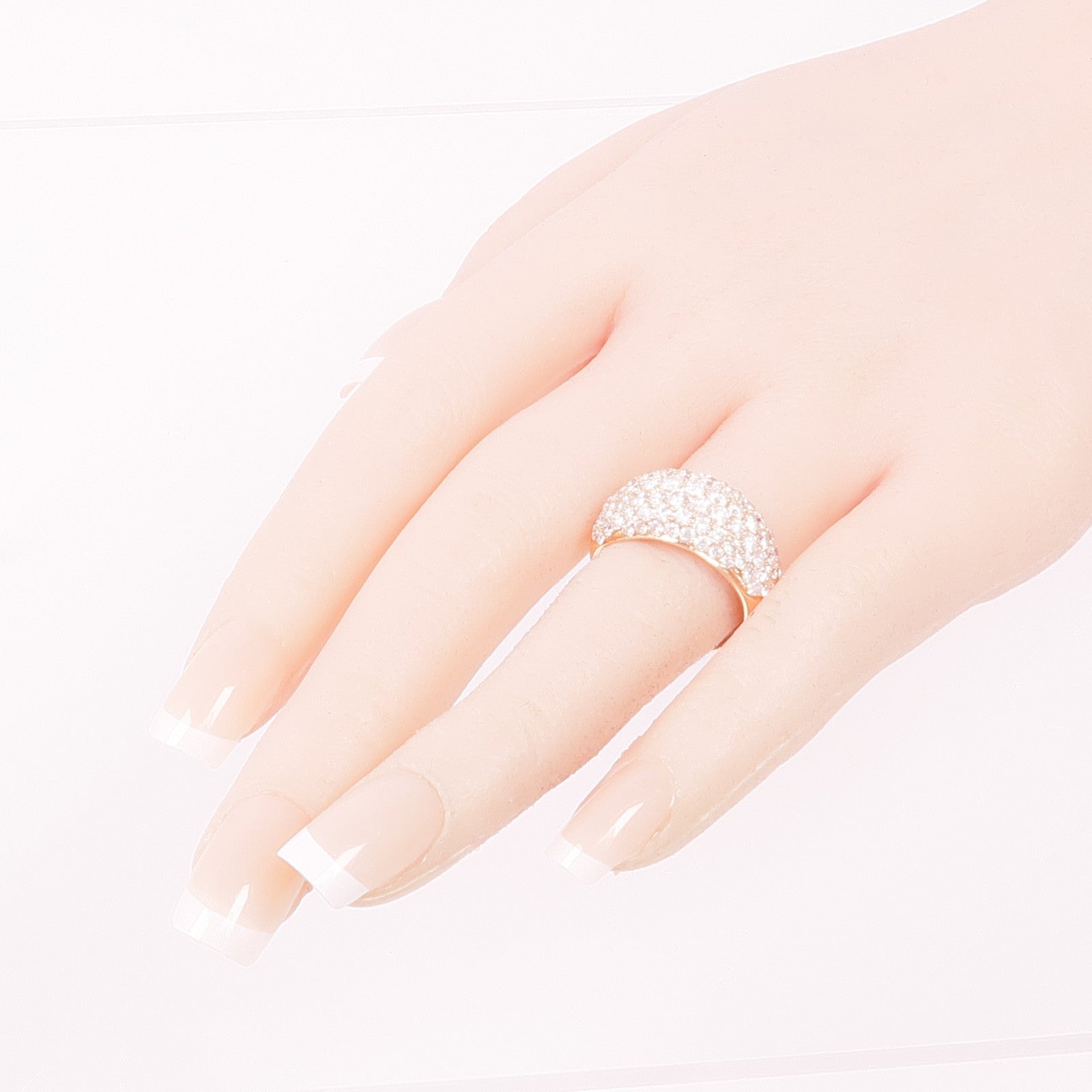 JEWELRY 18K玫瑰金Diamond Ring鑽石戒指US#6.75