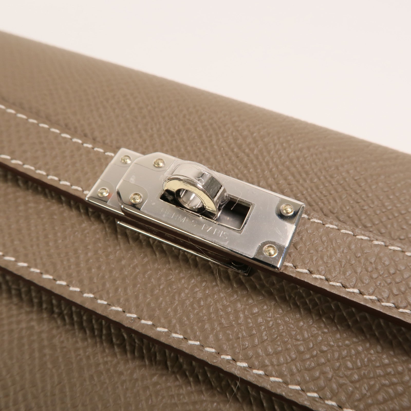 HERMES Epsom皮革Kelly To Go肩背袋Etoupe